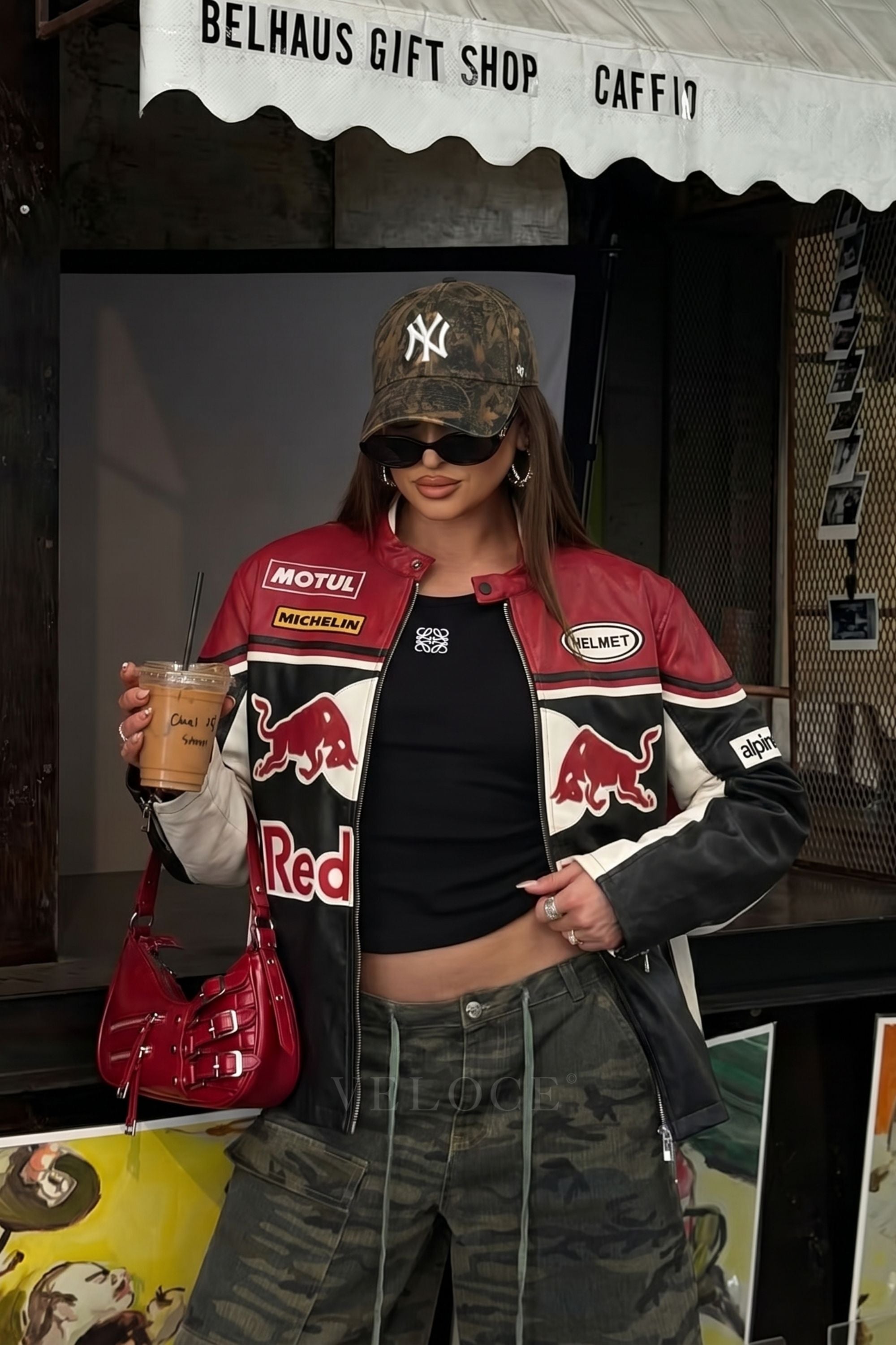 Red Bull Leather Racing Jacket