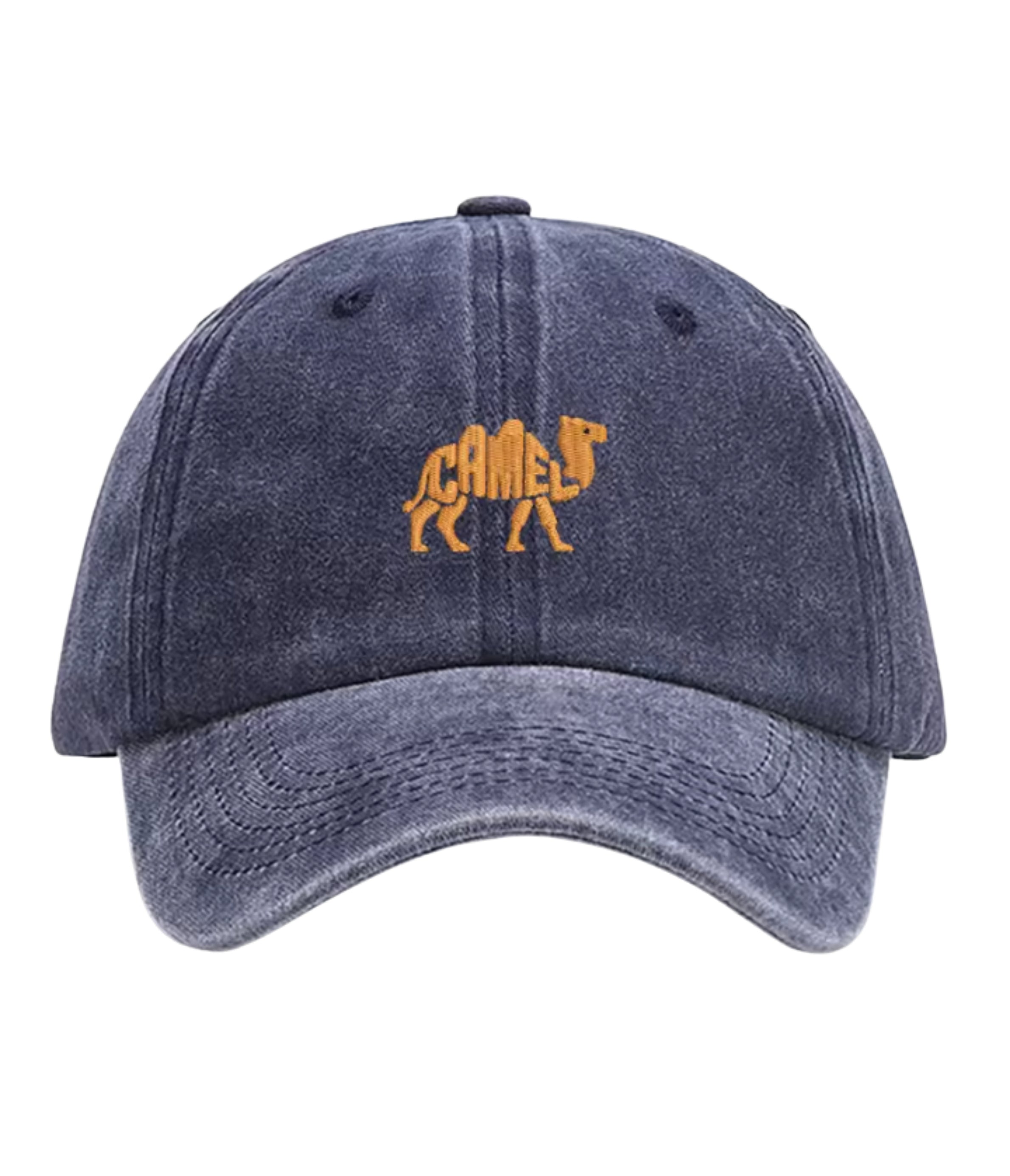Camel Embroidered Cap