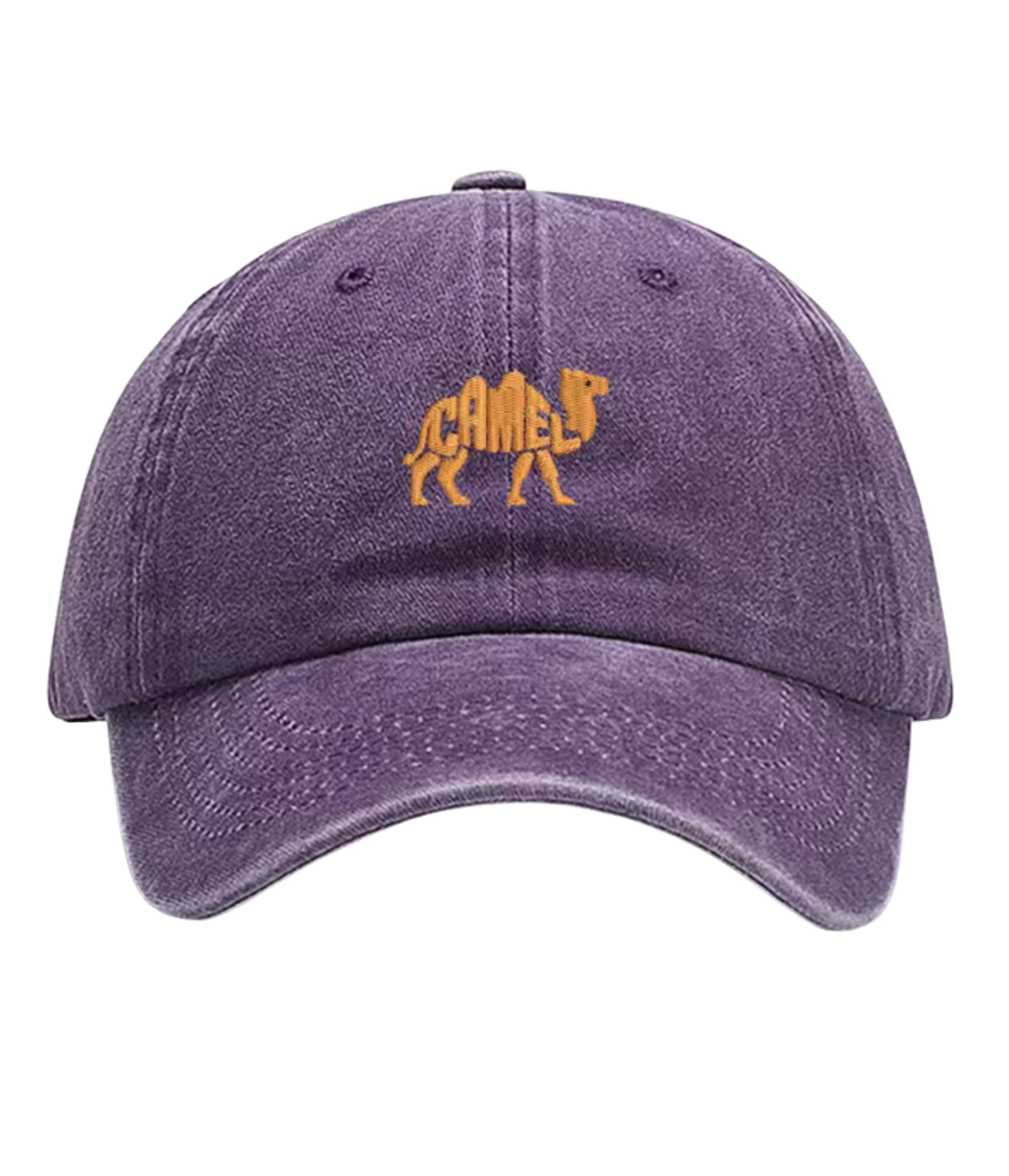 Camel Embroidered Cap