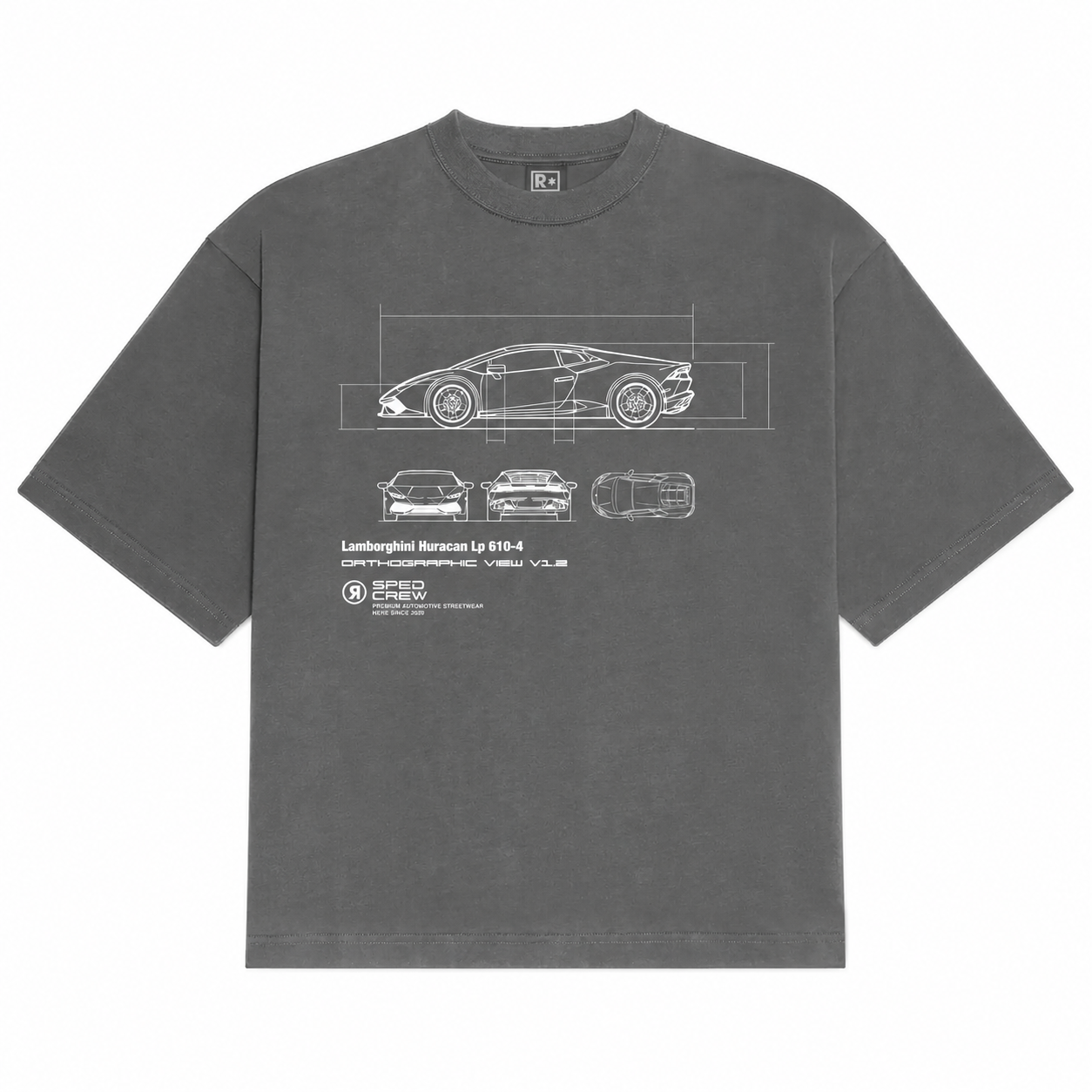 Orthographic Huracan Tee