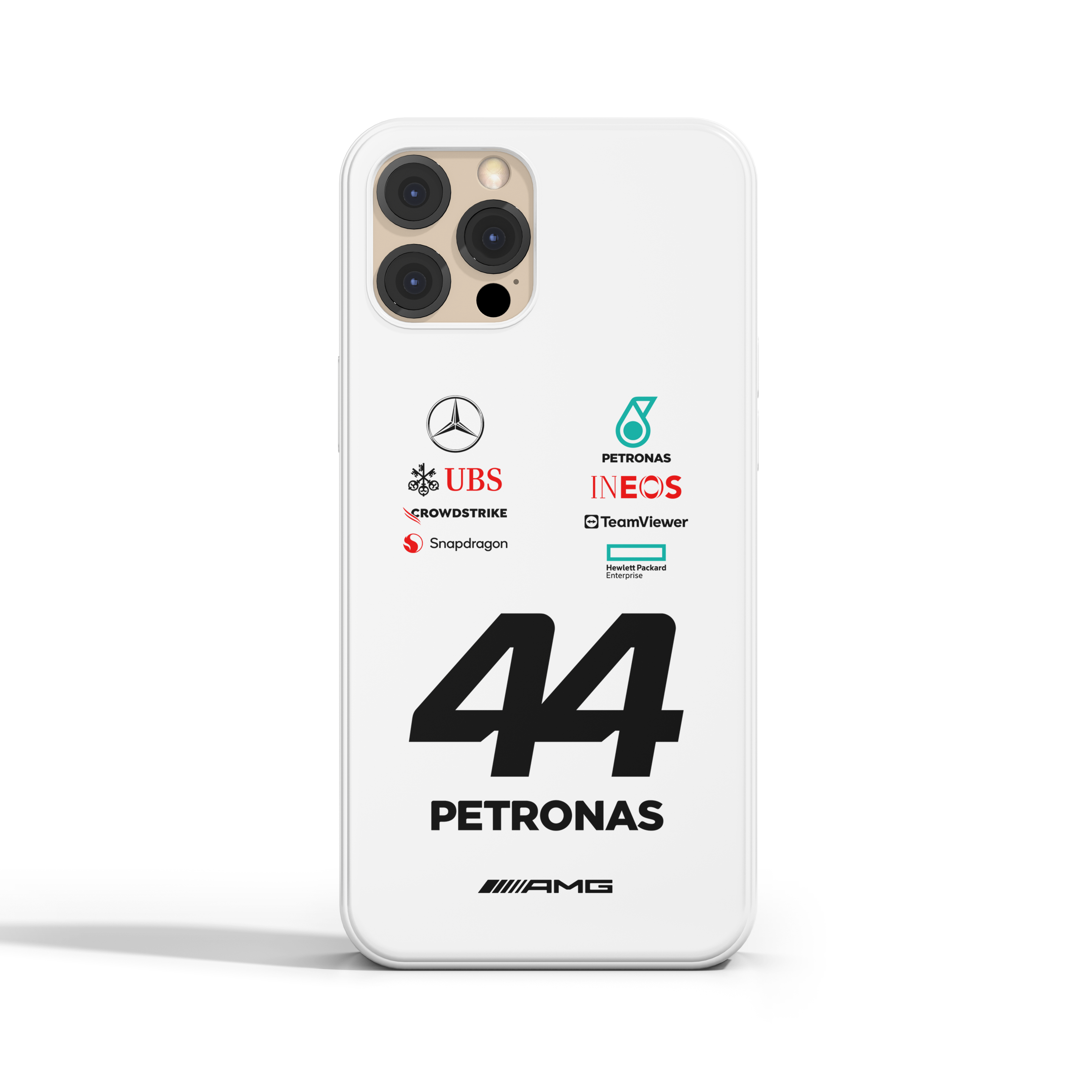 Mercedes AMG White Case 2024 Lewis Hamilton