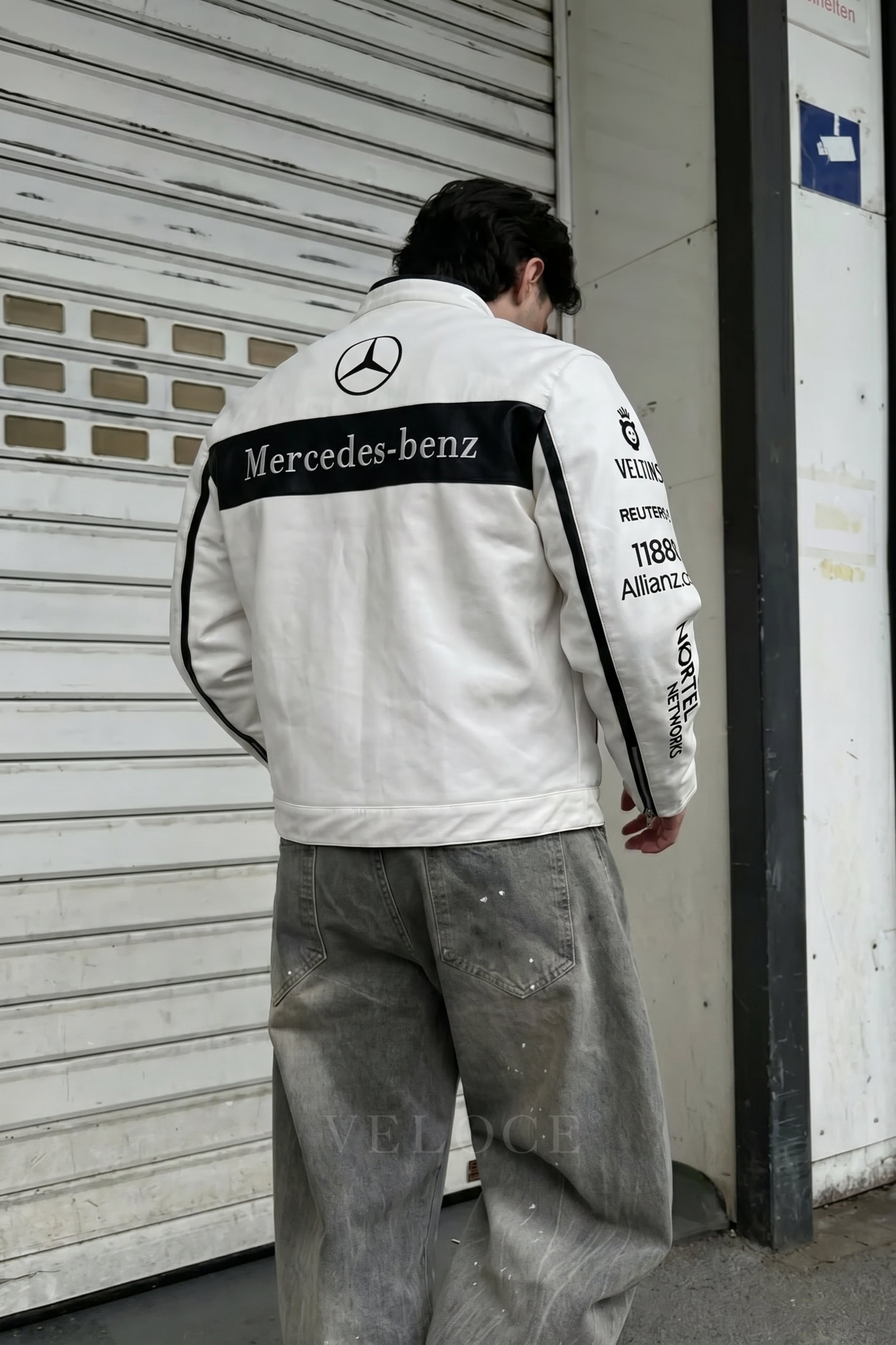 Mercedes-Benz Vintage Racing Leather Jacket