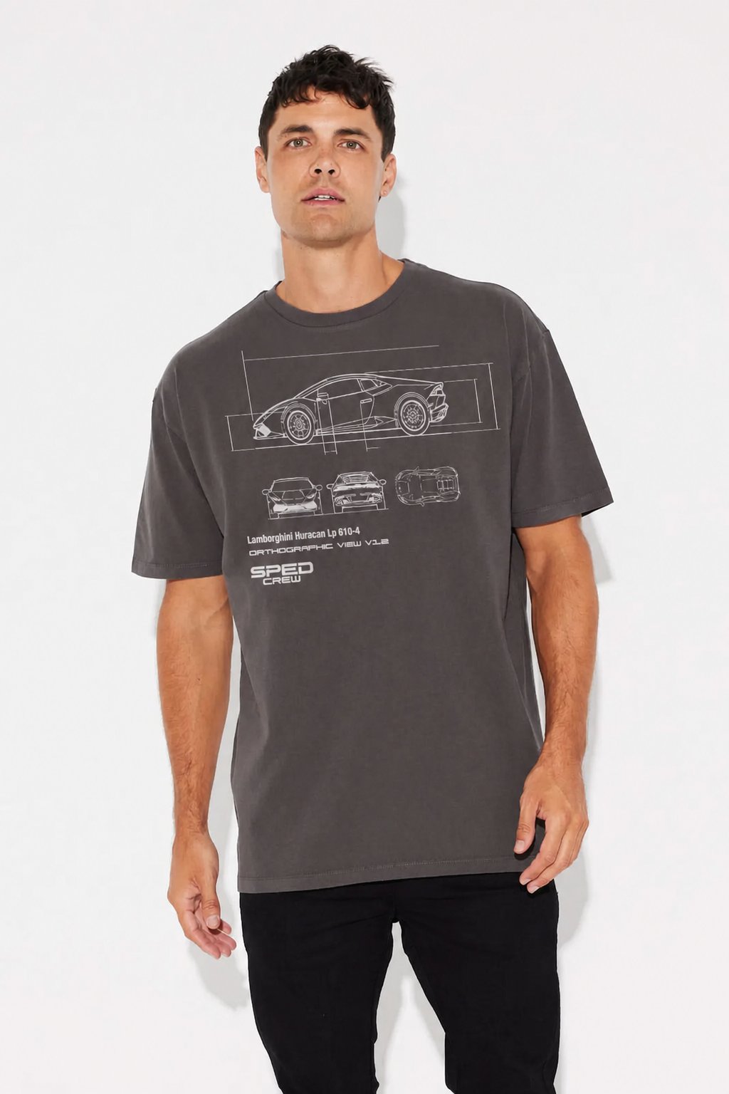 Orthographic Huracan Tee