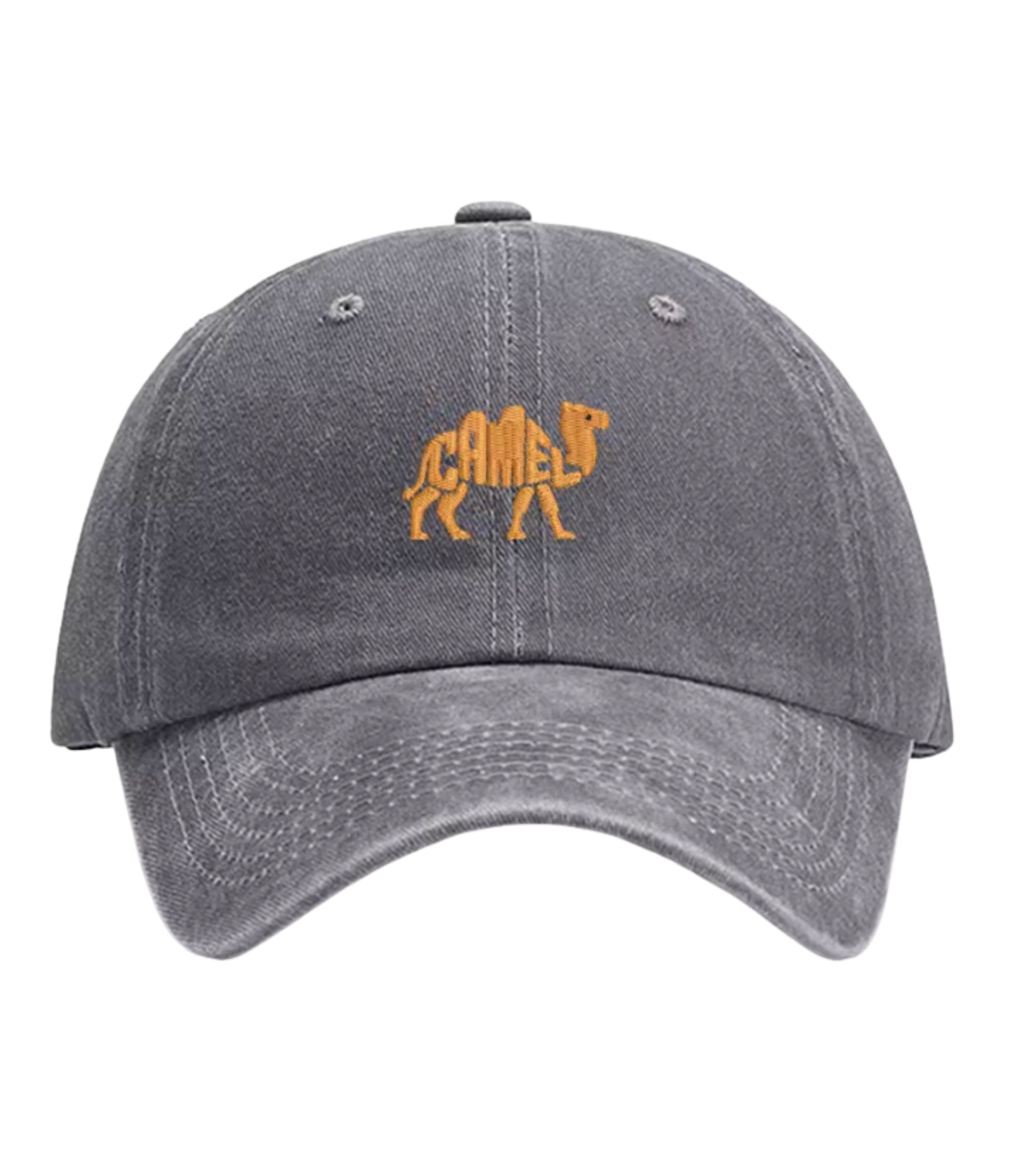 Camel Embroidered Cap