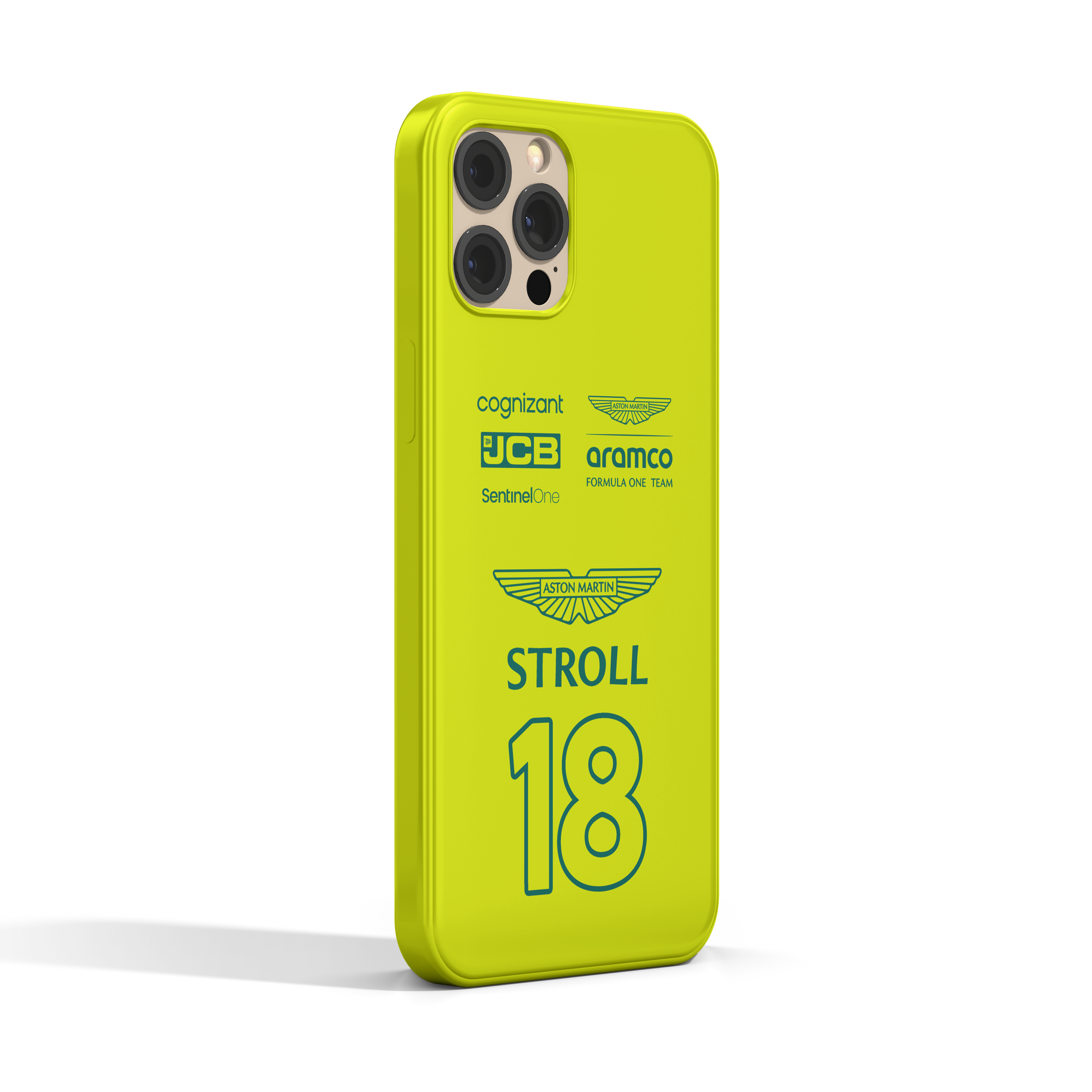 Aston Martin Neon Green Case 2024 Lance Stroll