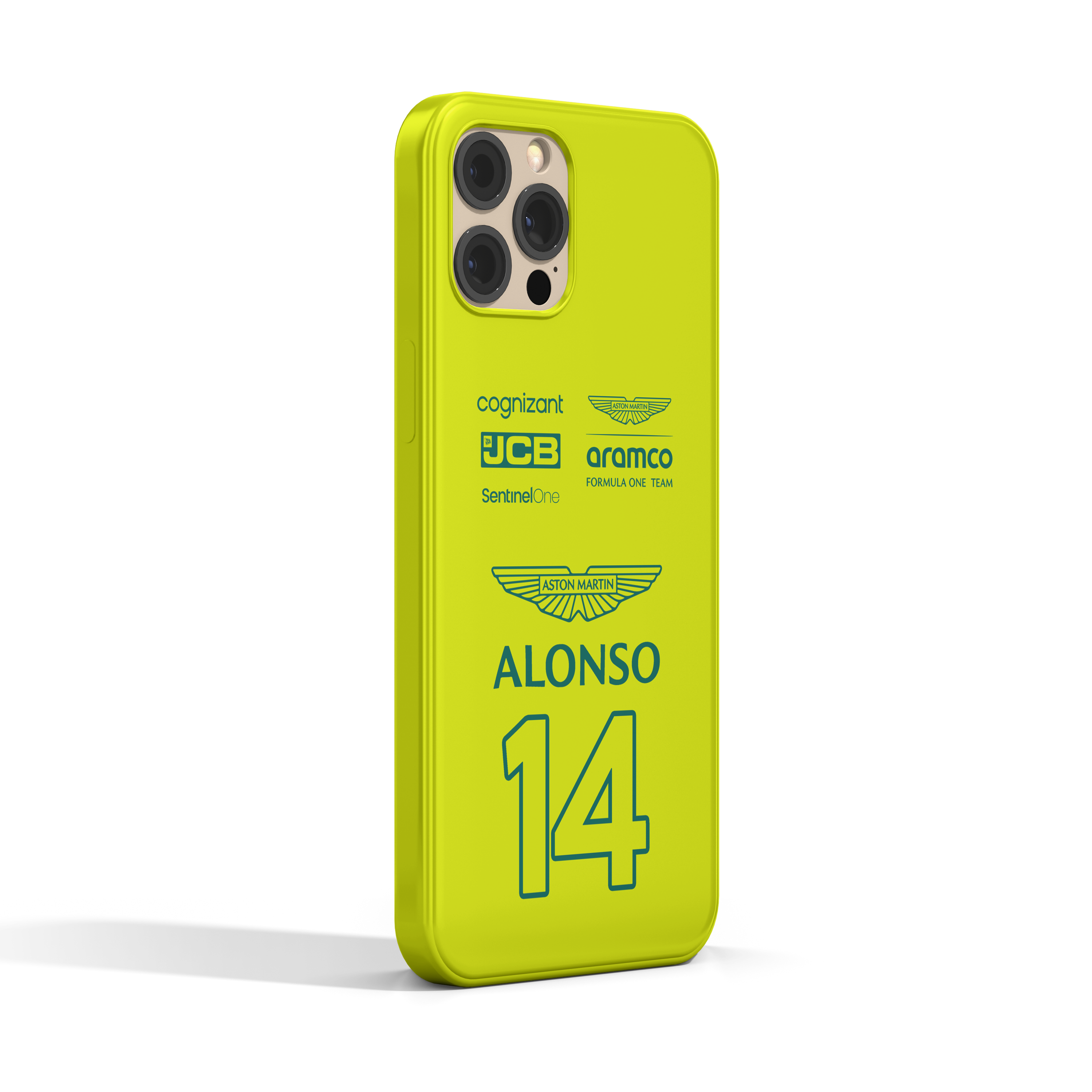 Aston Martin Neon Green Case 2024 Fernando Alonso