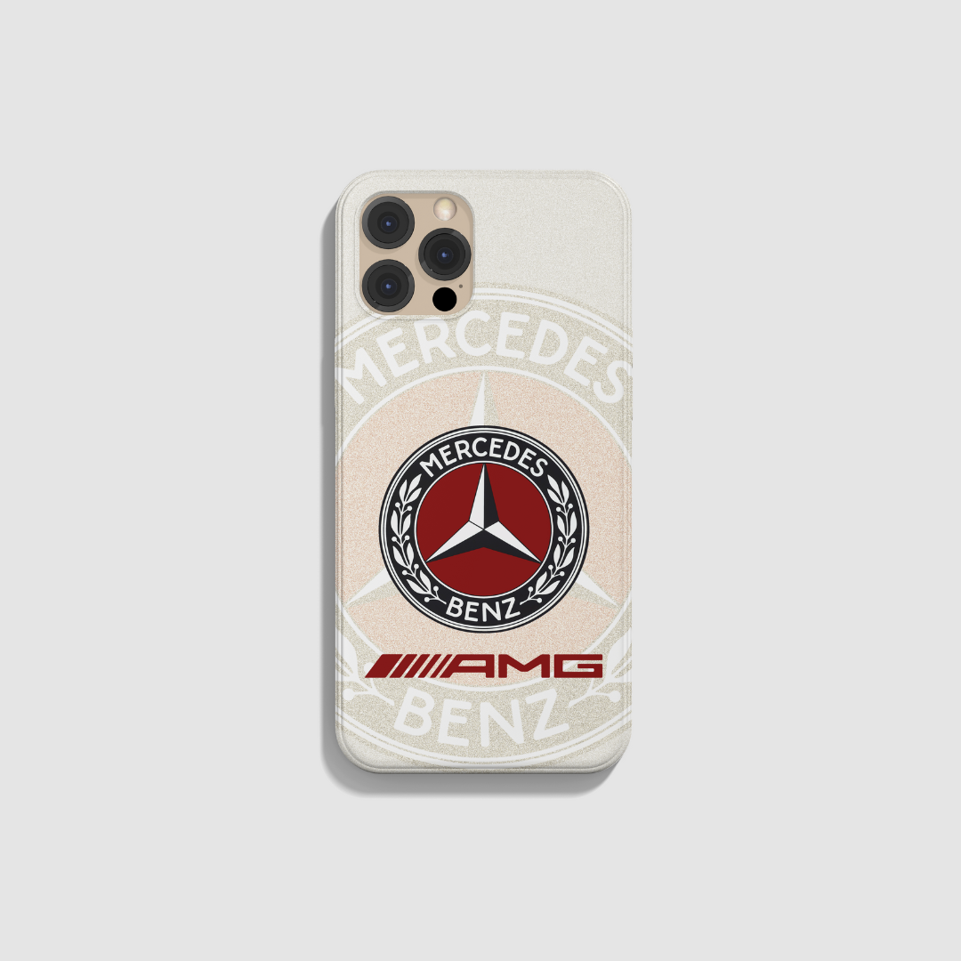 Retro Mercedes AMG Logo Case