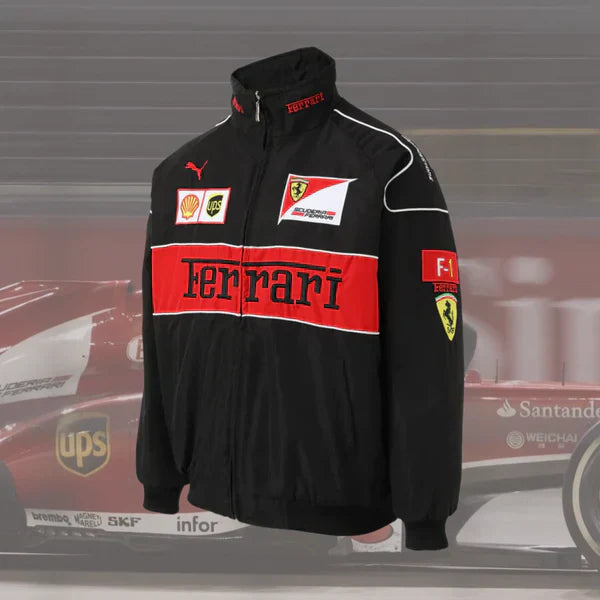 Vintage Motorsport Jacket – Black