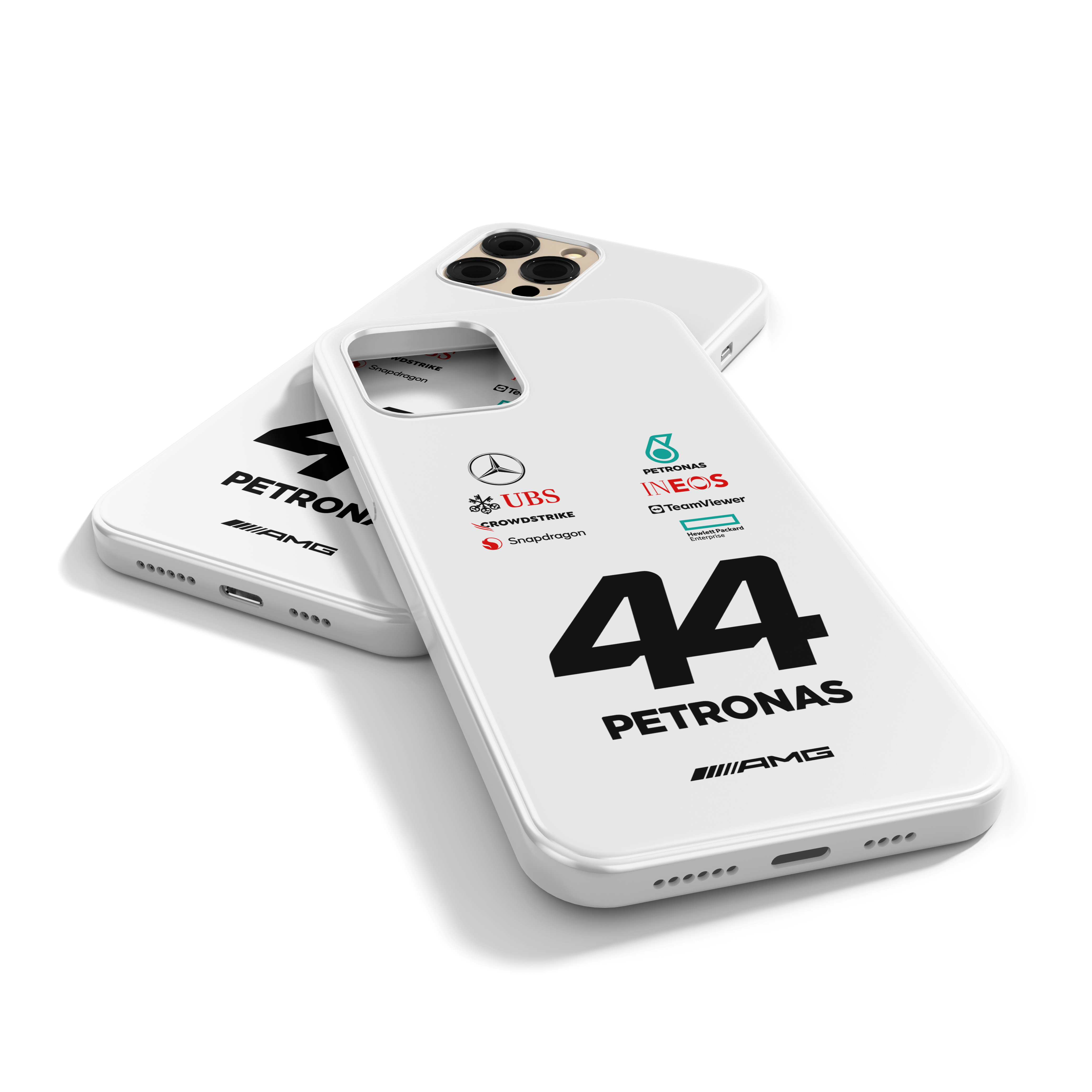 Mercedes AMG White Case 2024 Lewis Hamilton