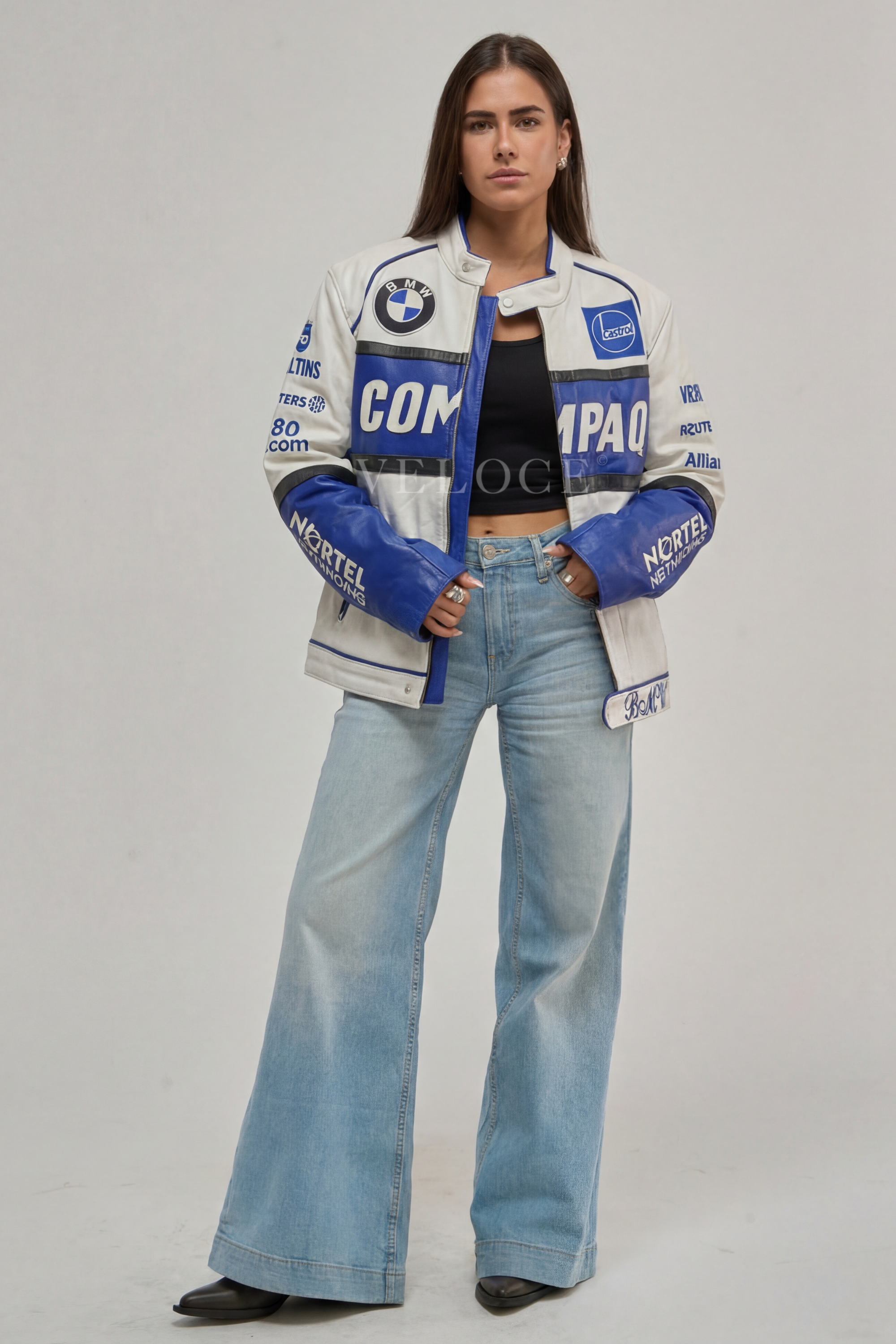 BMW Compaq Vintage Leather Jacket