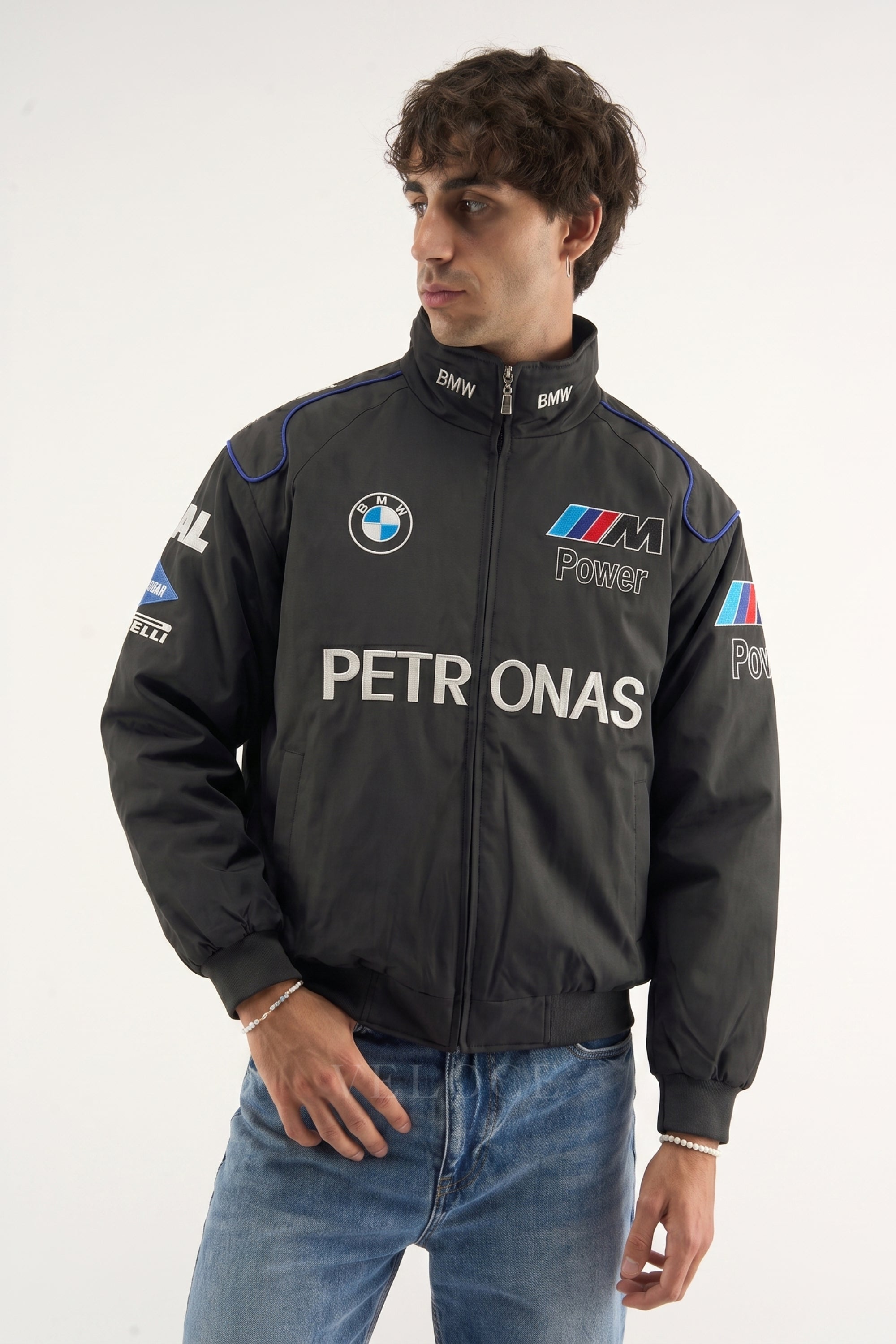 BMW F1 Vintage Racing Jacket - Black Edition