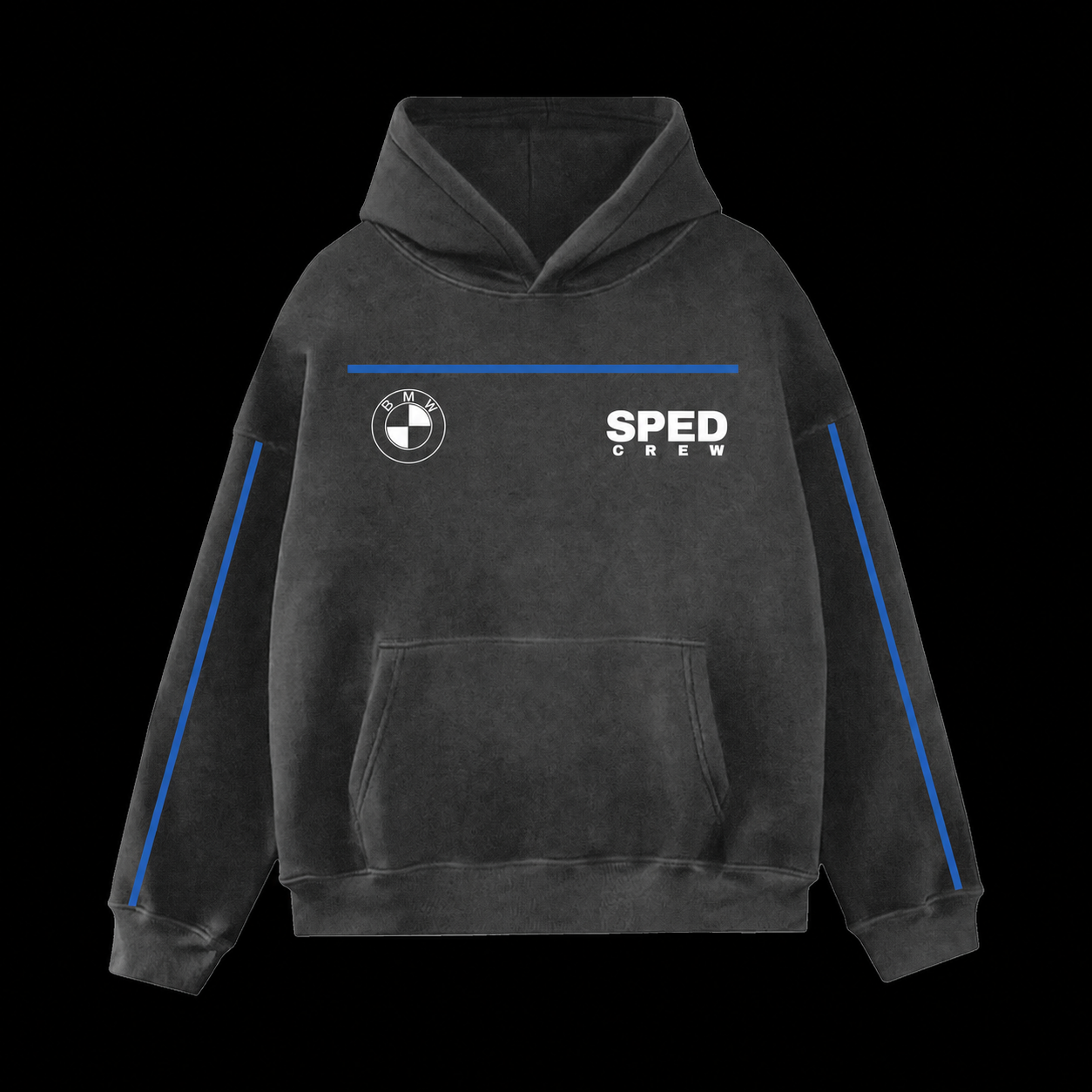 S1K Washed Moto Hoodie