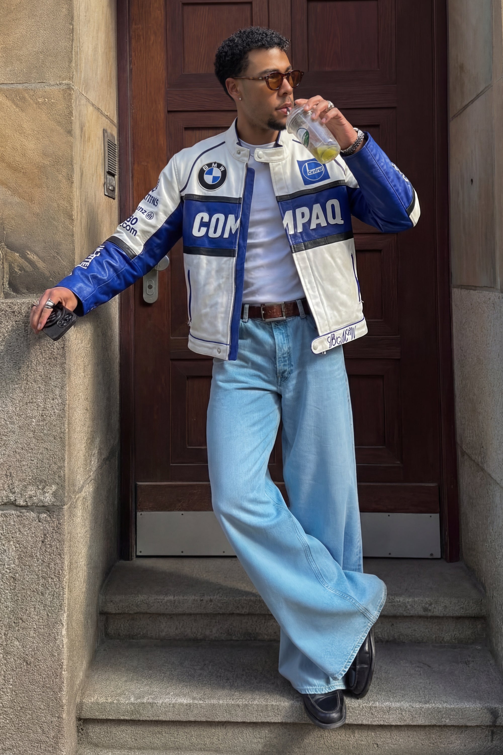 BMW Compaq Vintage Leather Jacket