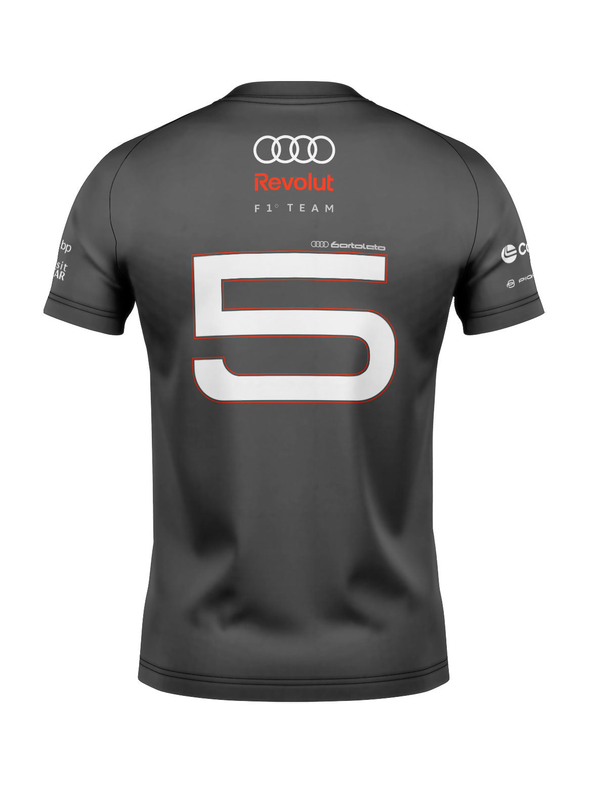 Audi Bortoleto 2026 Cotton Gray T-Shirt
