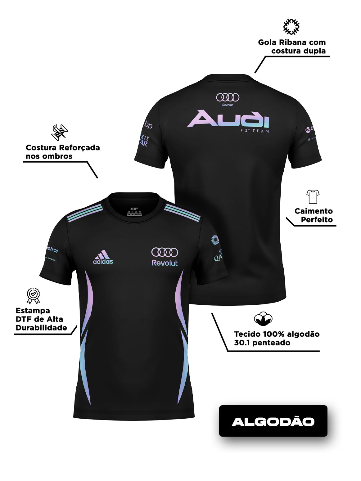 Audi F1 Team Cotton T-Shirt Miami Edition 2026