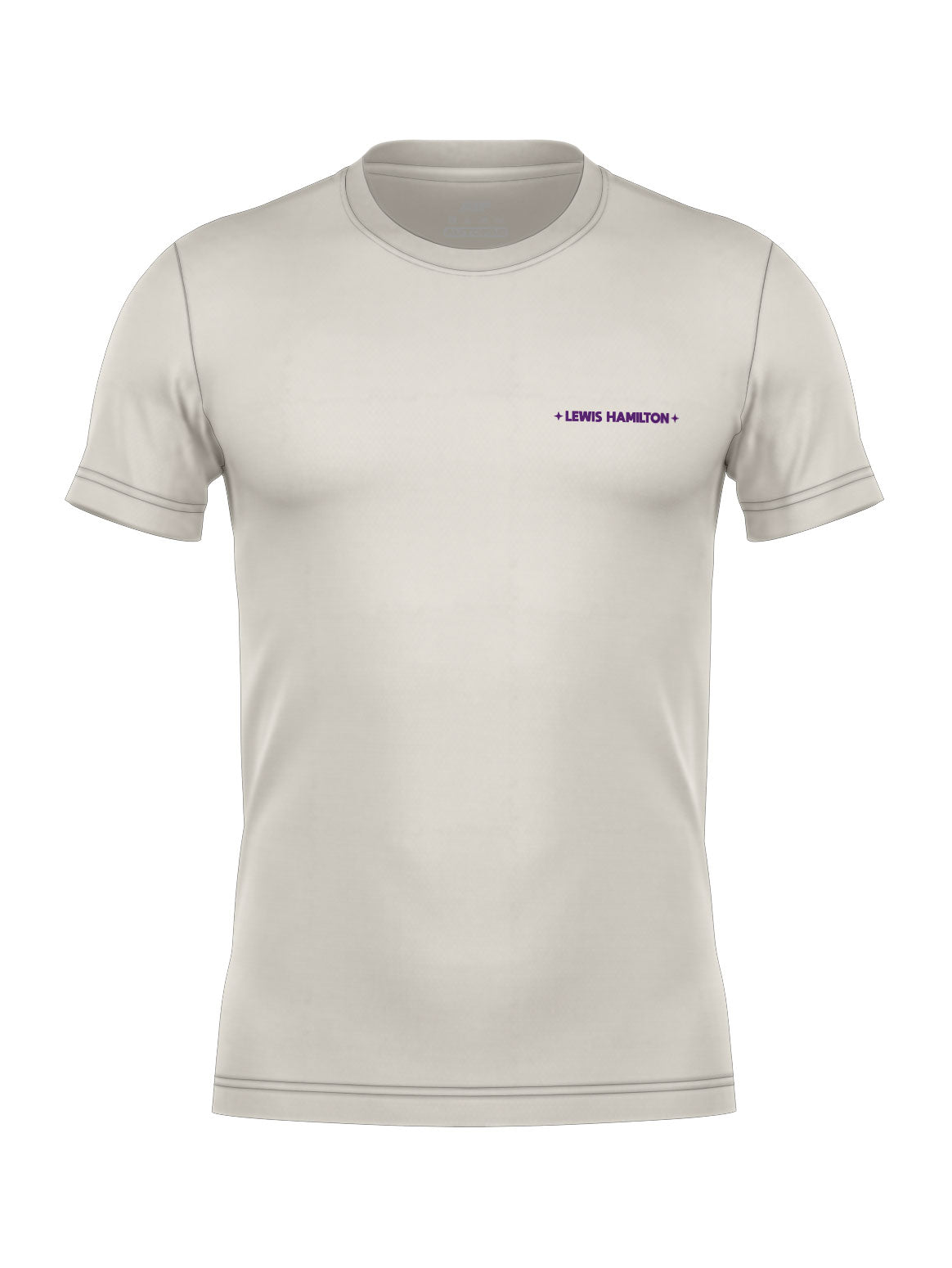 RaioX Lewis Hamilton Off White Cotton T-Shirt