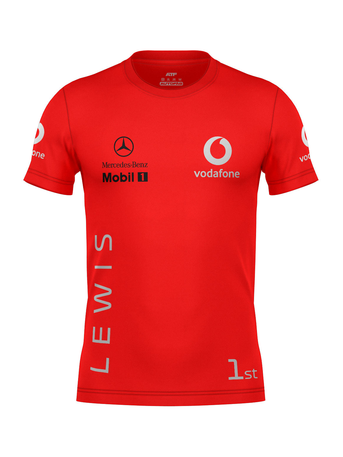 Lewis Hamilton Mclaren Vodafone 2008 WDC Cotton T-Shirt