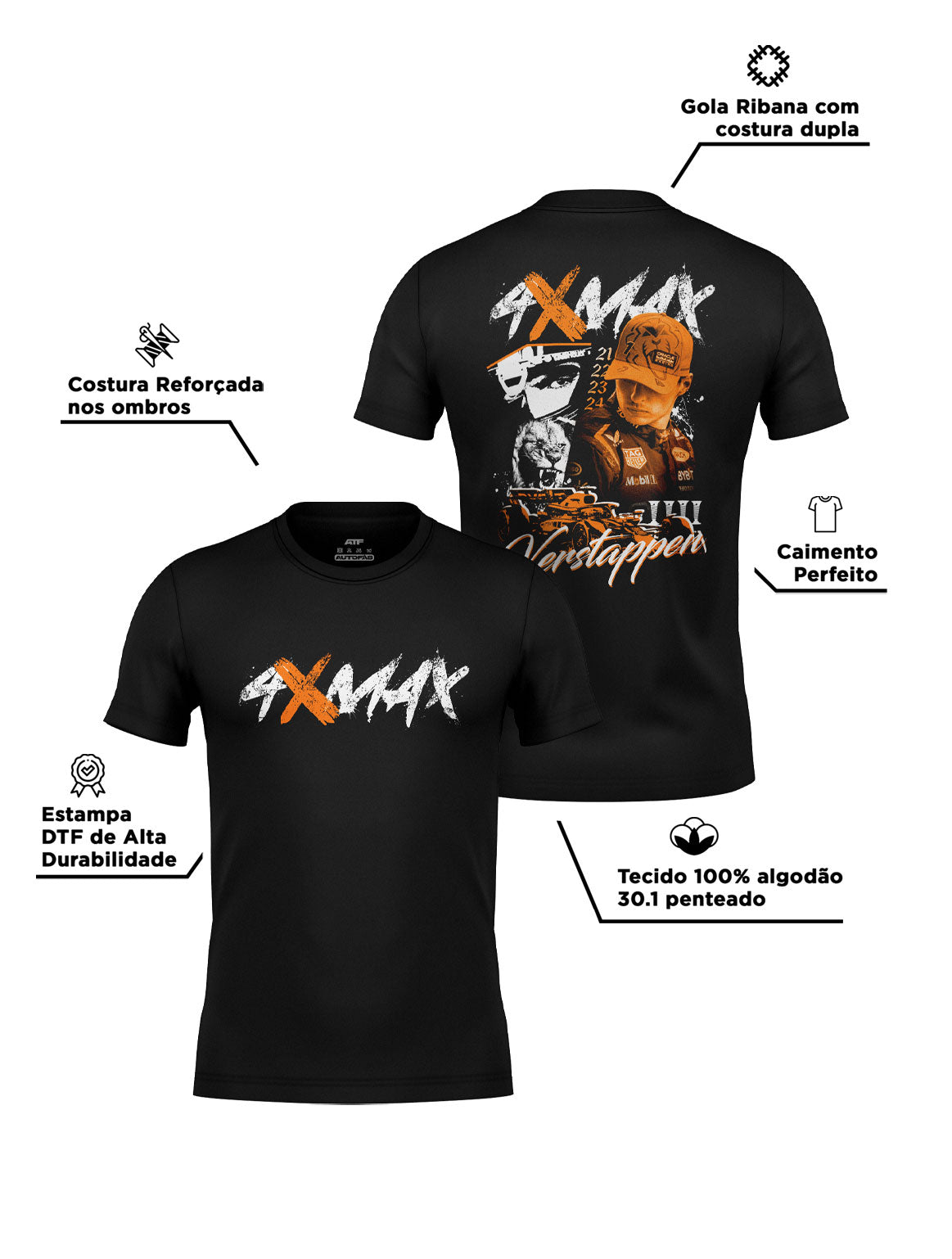Max Verstappen Champion 2024 Special Edition T-Shirt Cotton