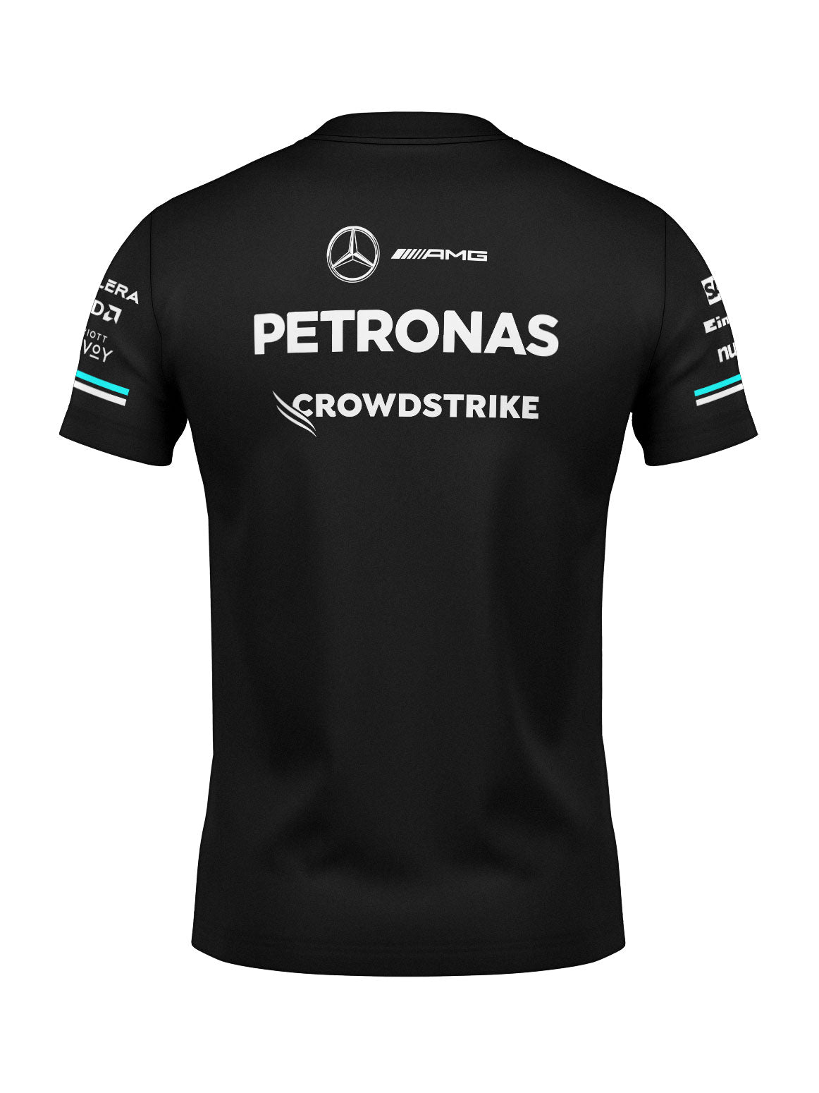 Mercedes Team Cotton T-Shirt Black 2025