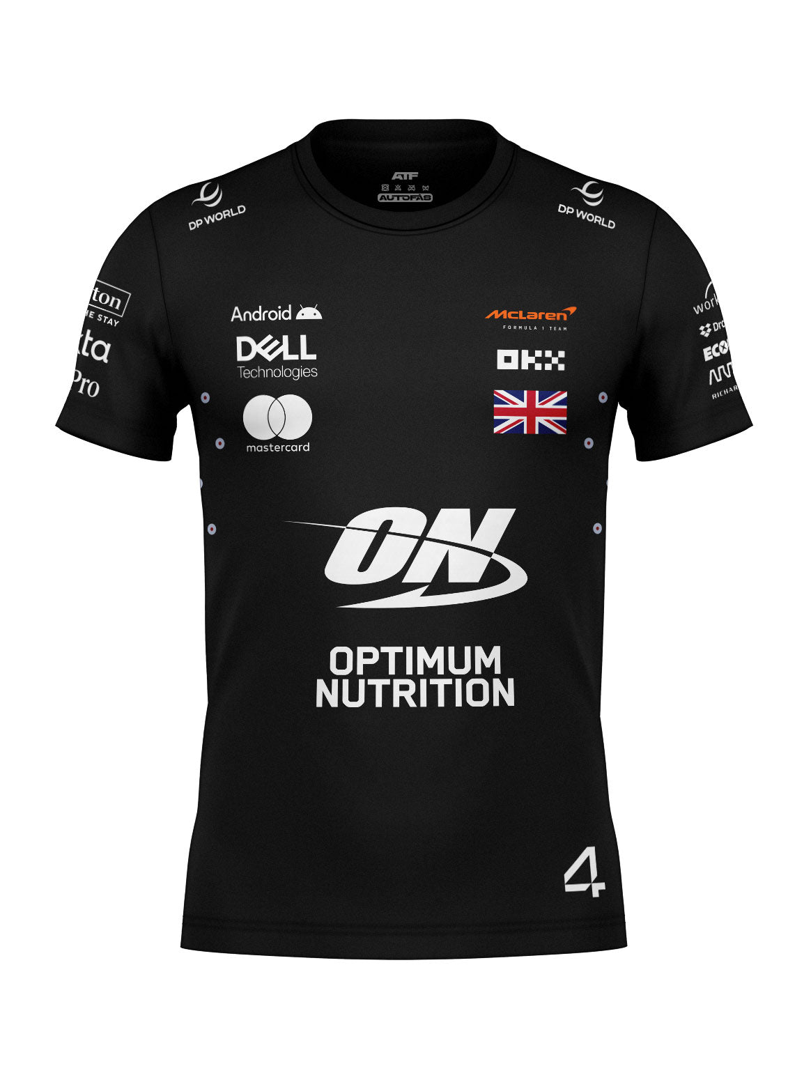 McLaren Lando Norris Cotton T-Shirt Black 2025