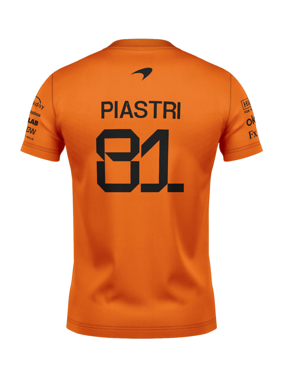 McLaren Cotton T-Shirt Oscar Piastri Orange 2025