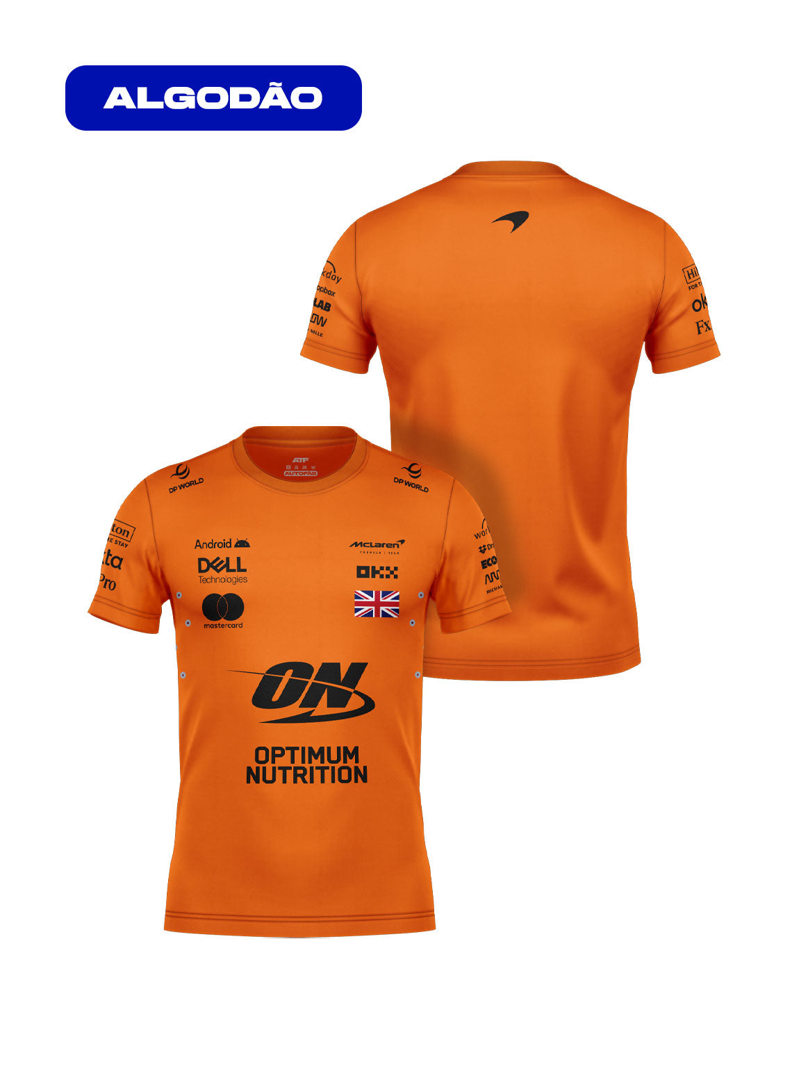 McLaren Team Orange Cotton T-Shirt 2025