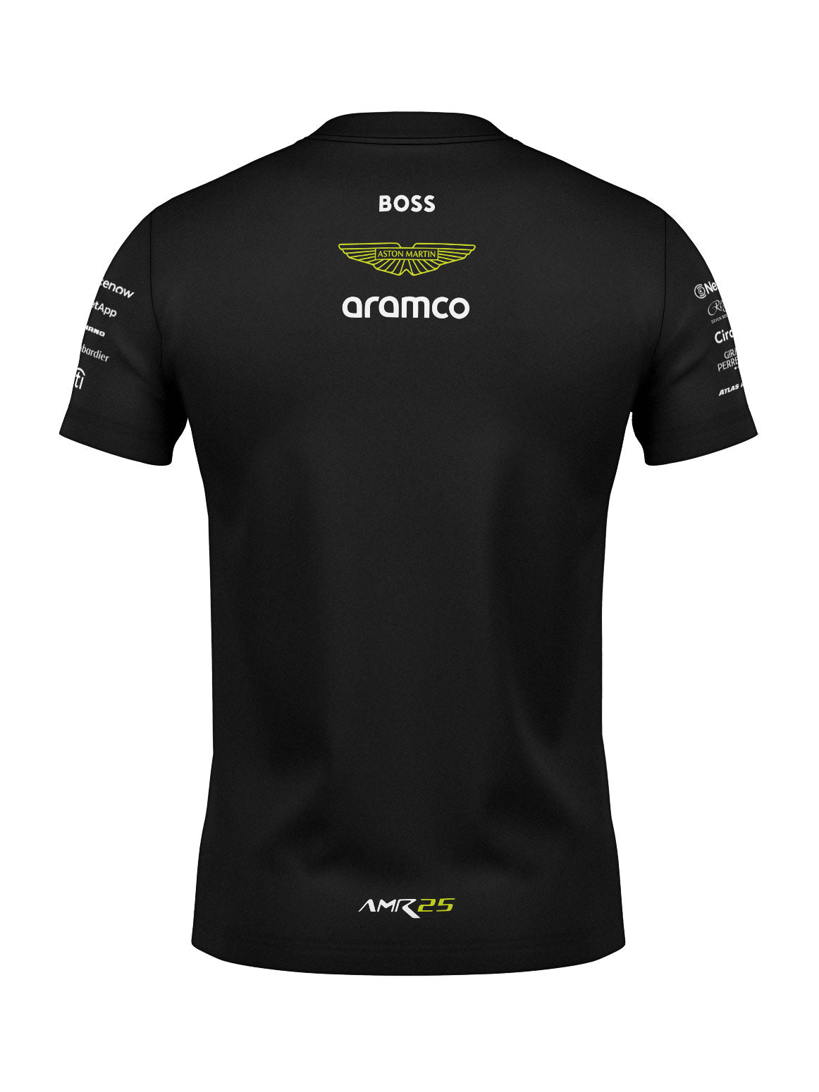 Aston Martin Team Cotton T-Shirt Black 2025