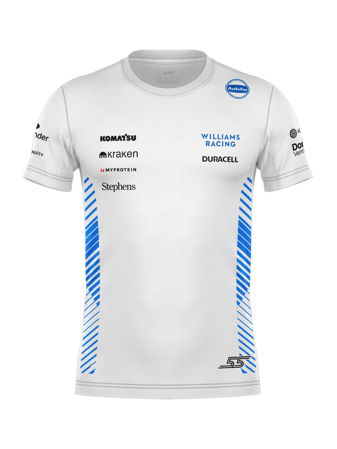 Williams Cotton T-Shirt Carlos Sainz White 2025