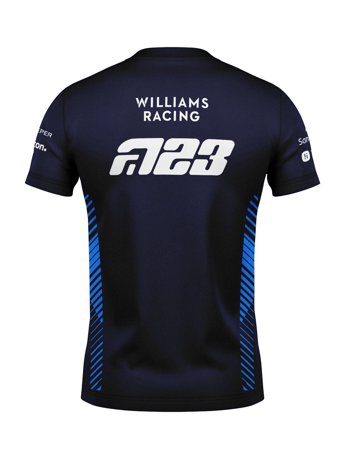 Williams Cotton T-Shirt Alex Albon Navy Blue 2025