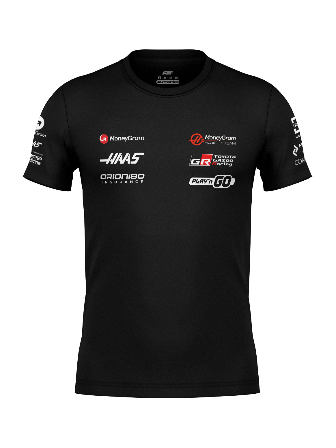 Haas Team Cotton T-Shirt Black 2025
