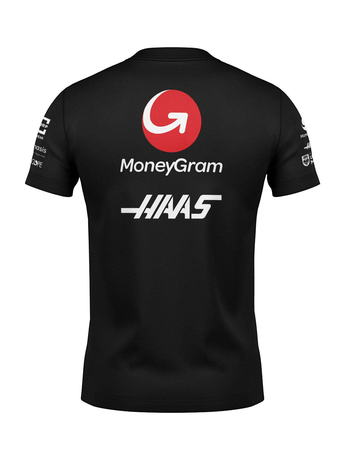 Haas Team Cotton T-Shirt Black 2025