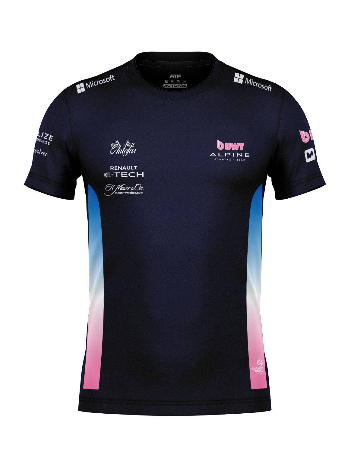 Alpine Team Cotton T-Shirt Navy Blue 2025