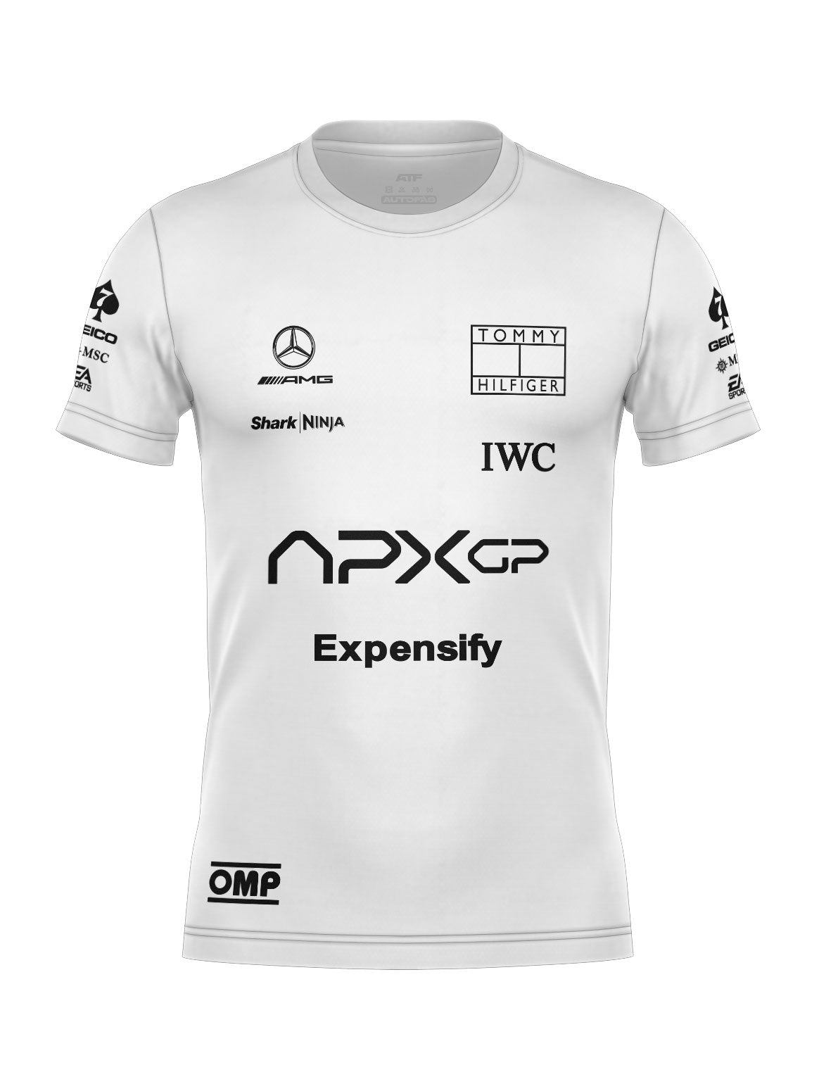 APXGP White Cotton F1 Movie T-Shirt