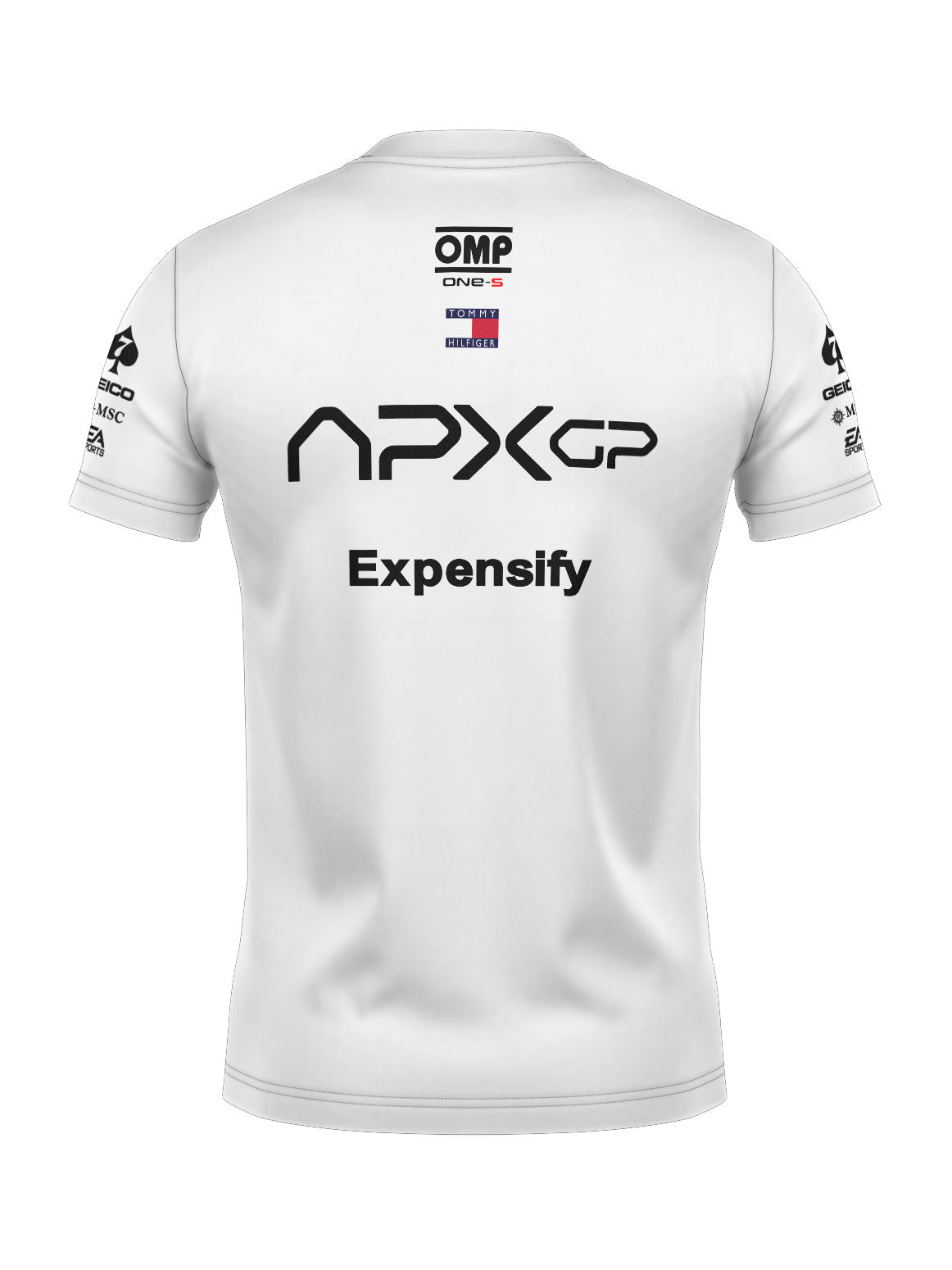 APXGP White Cotton F1 Movie T-Shirt