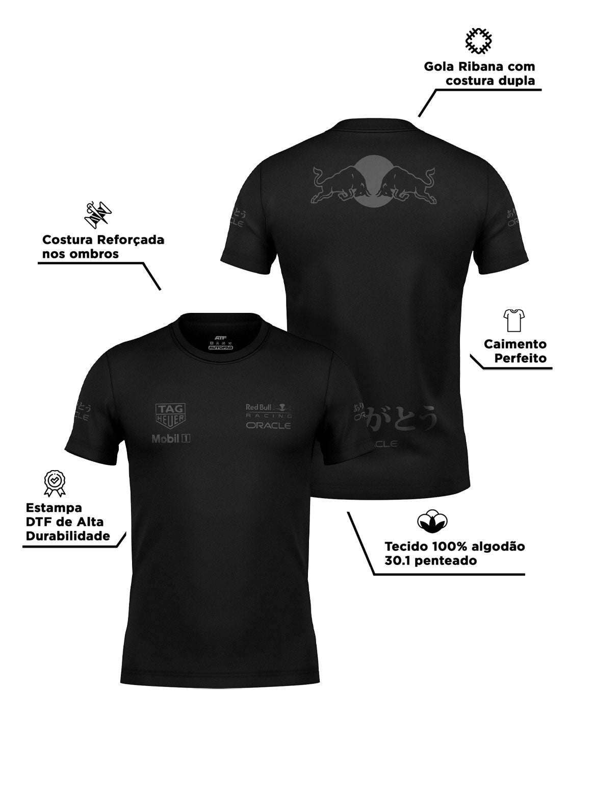 Red Bull Turkey 2021 All Black T-shirt