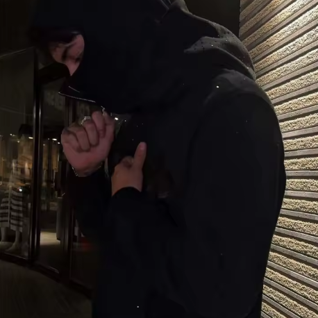 Balaclava Hoodie Rhinestone