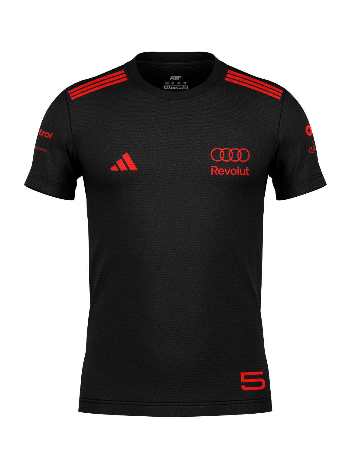 Bortoleto Audi Dryfit T-Shirt Red & Black Edition