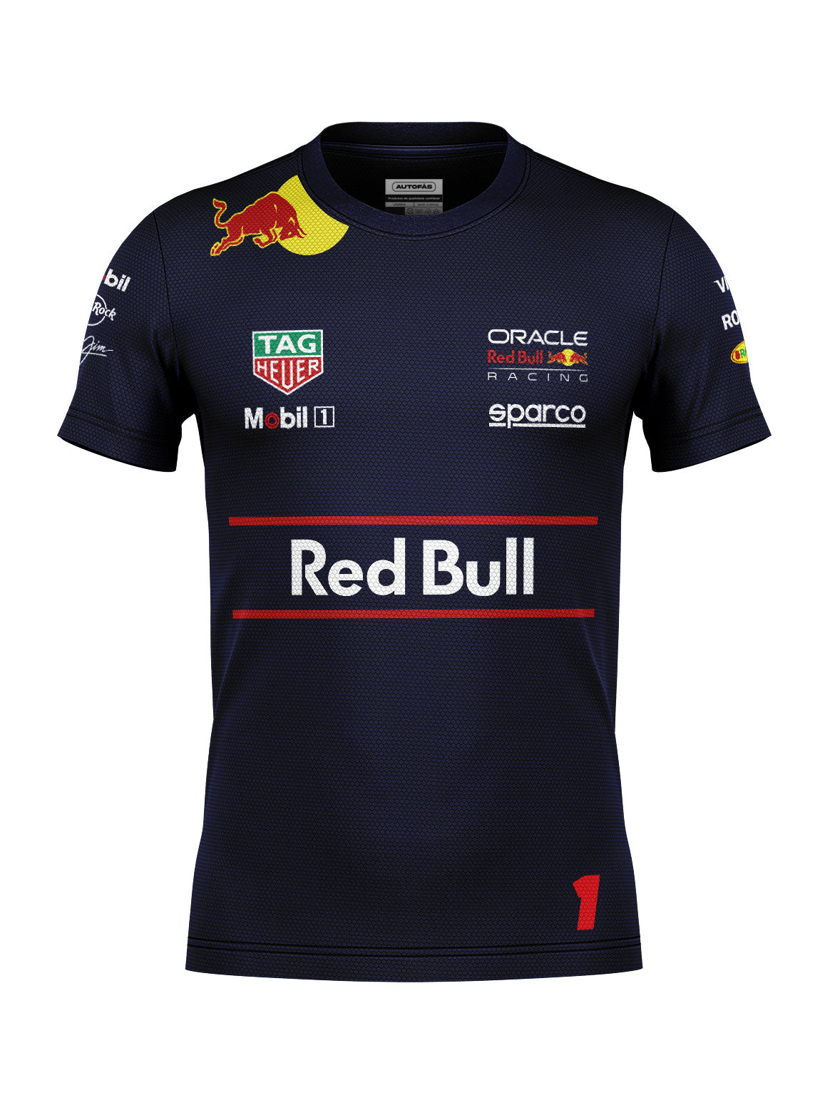 Dryfit T-shirt Red Bull Max Verstappen Navy Blue 2025