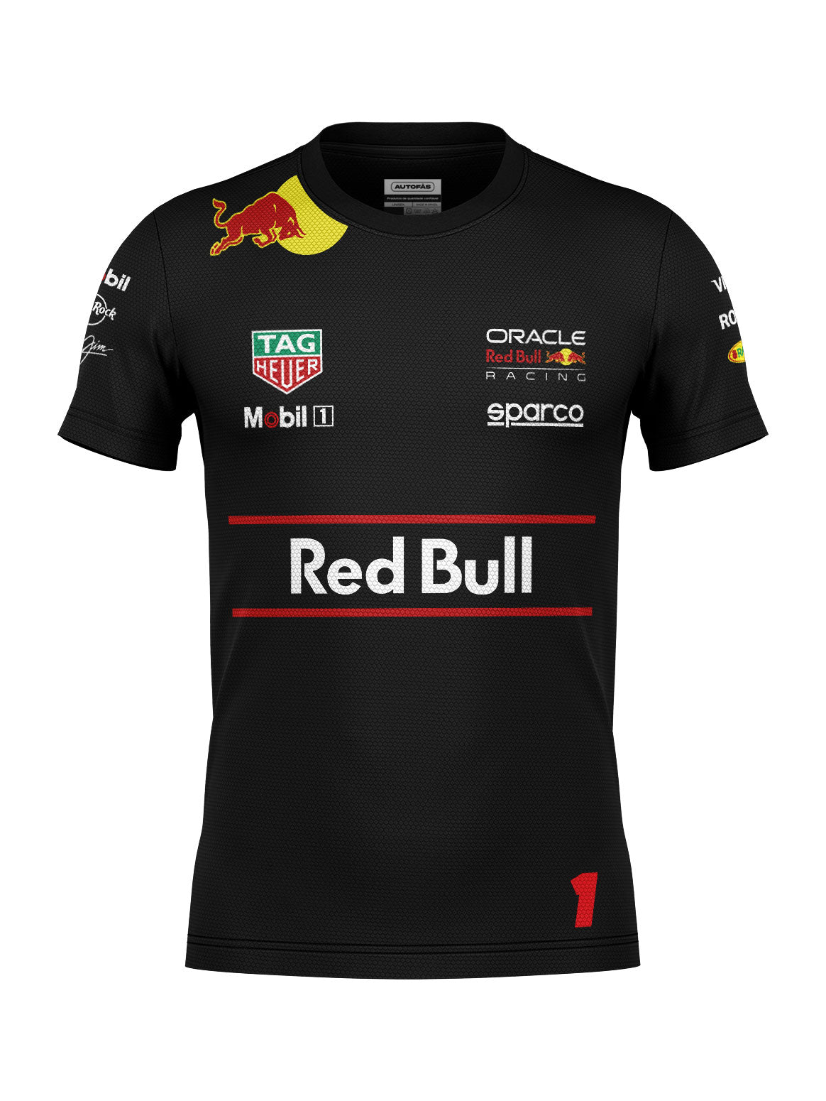Red Bull Max Verstappen Dryfit T-Shirt Black 2025