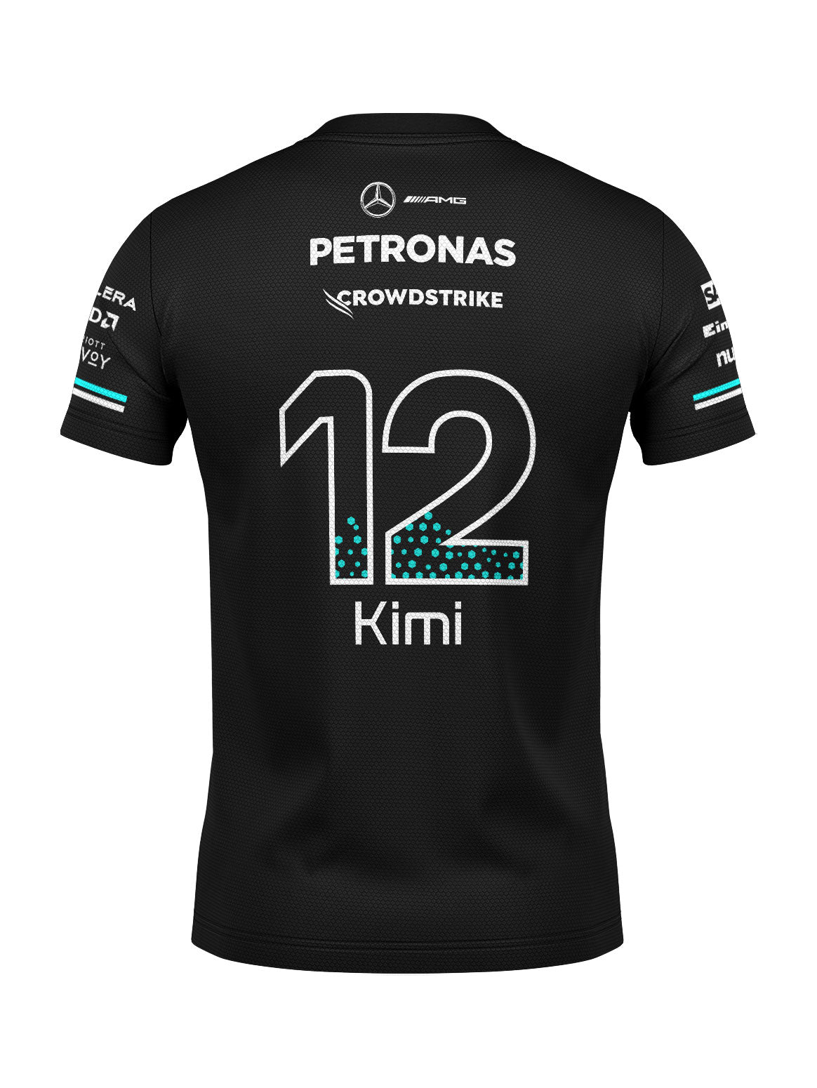 Mercedes Kimi Antonelli Dryfit T-Shirt Black 2025