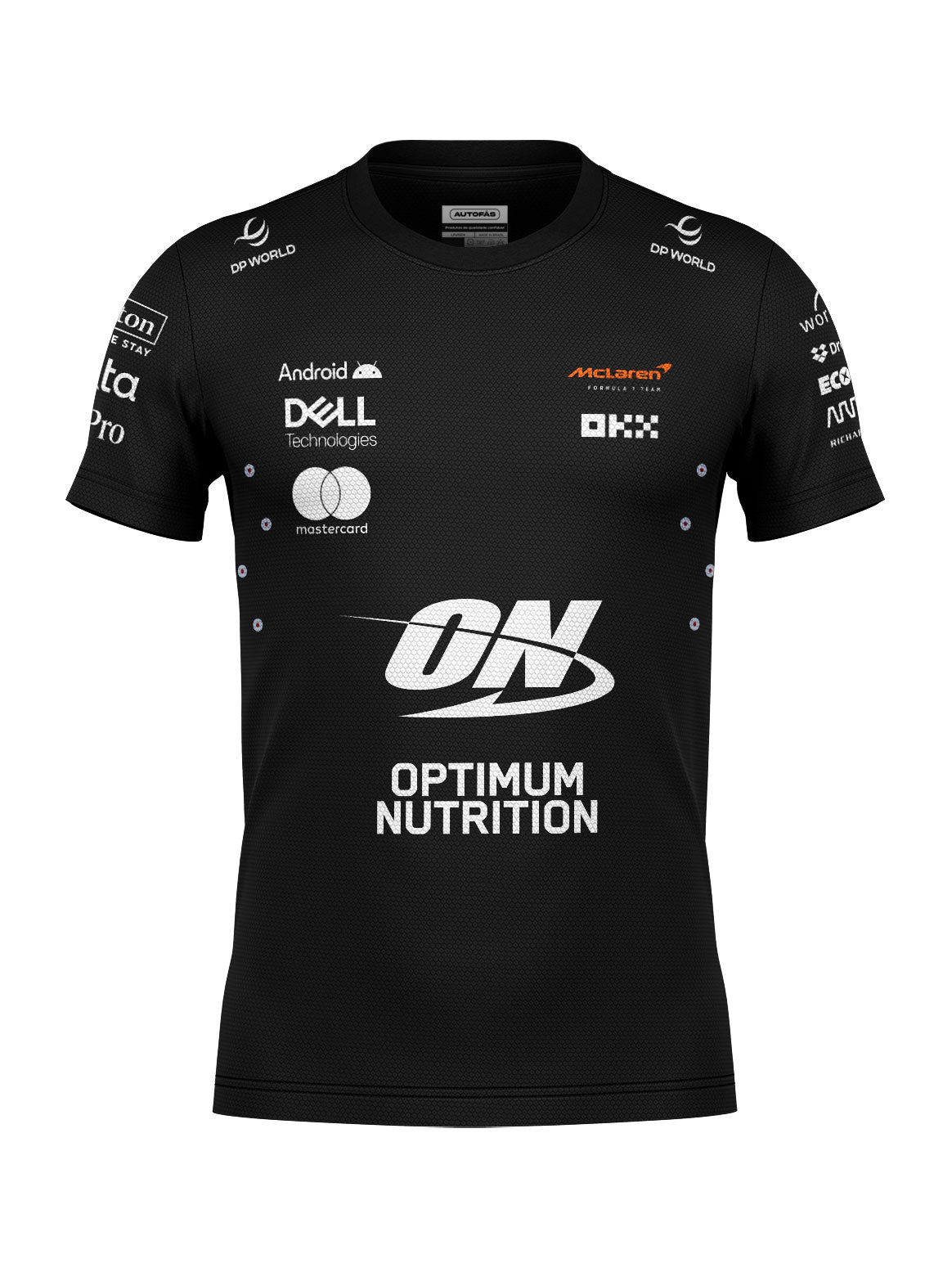 Mclaren Team Dryfit T-Shirt Black 2025