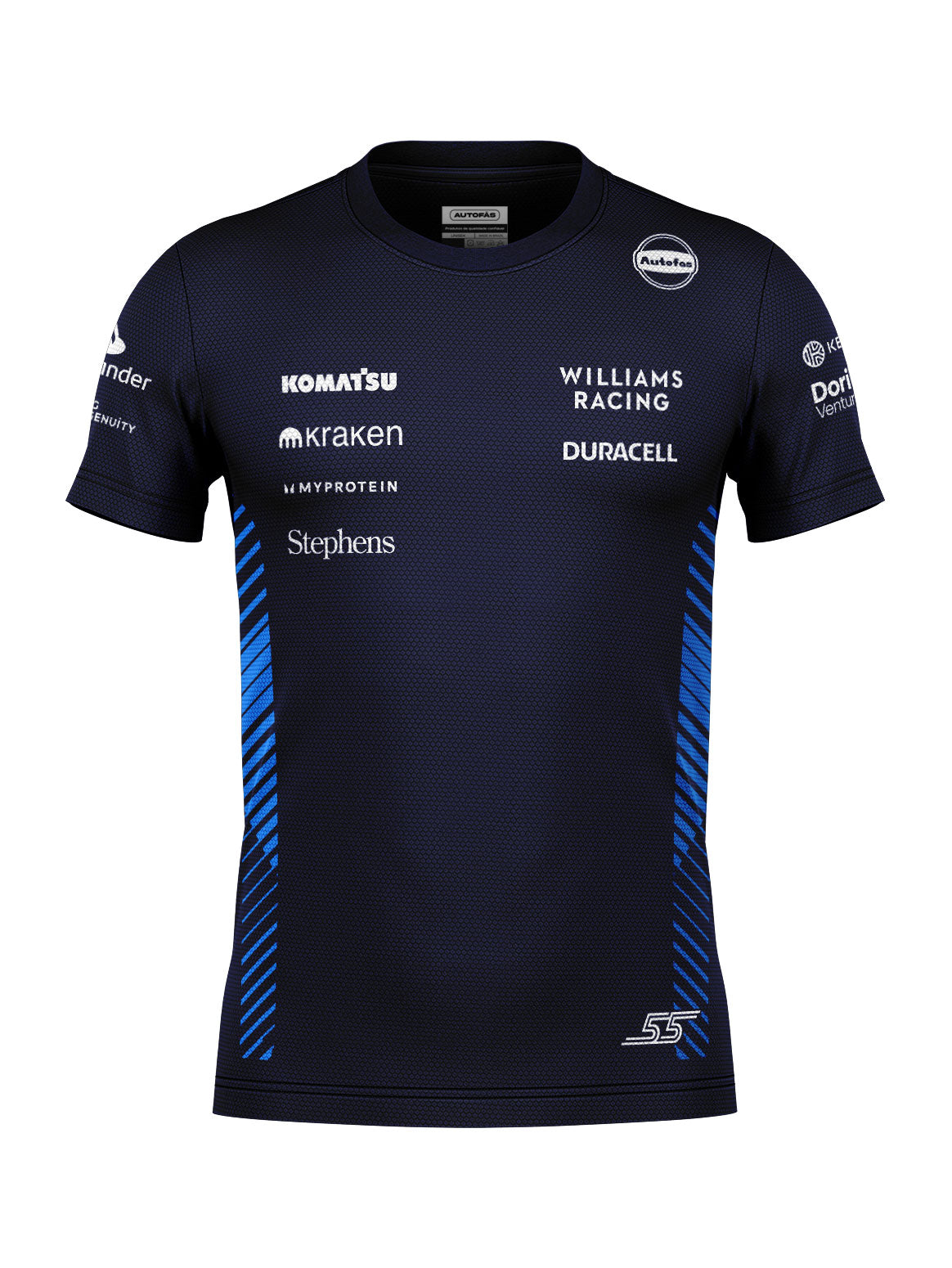 Williams Dryfit T-shirt Carlos Sainz Navy Blue 2025