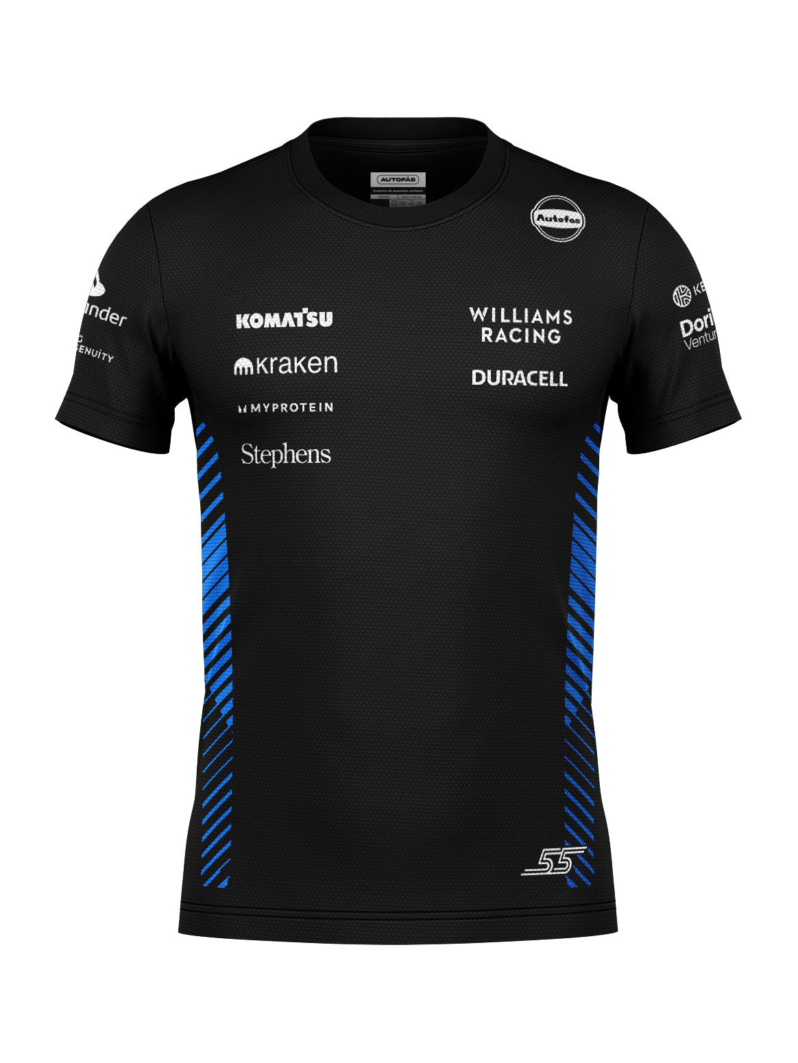 Williams Dryfit T-shirt Carlos Sainz Black 2025