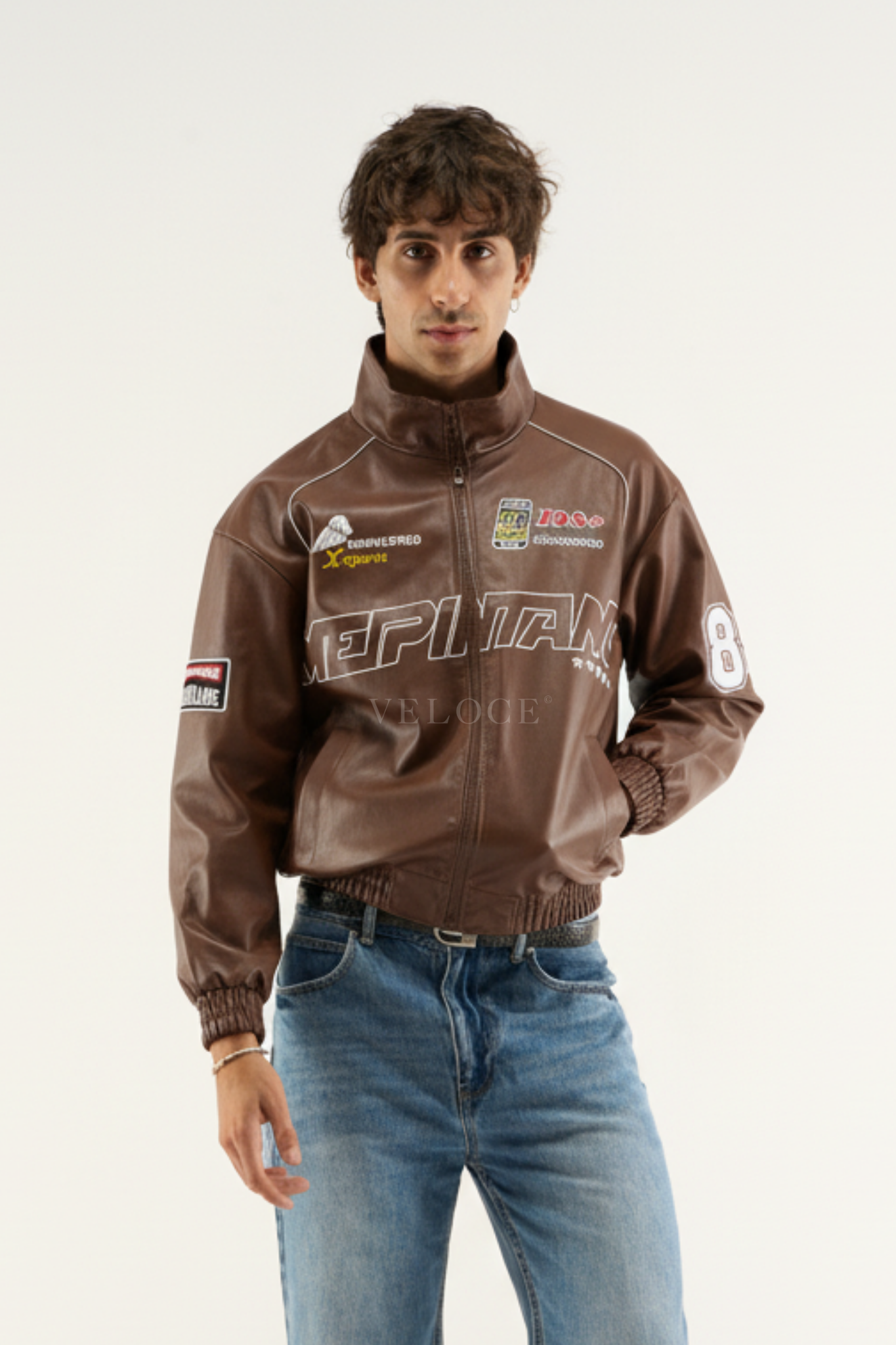 LAP 85 Brown Racing Jacket