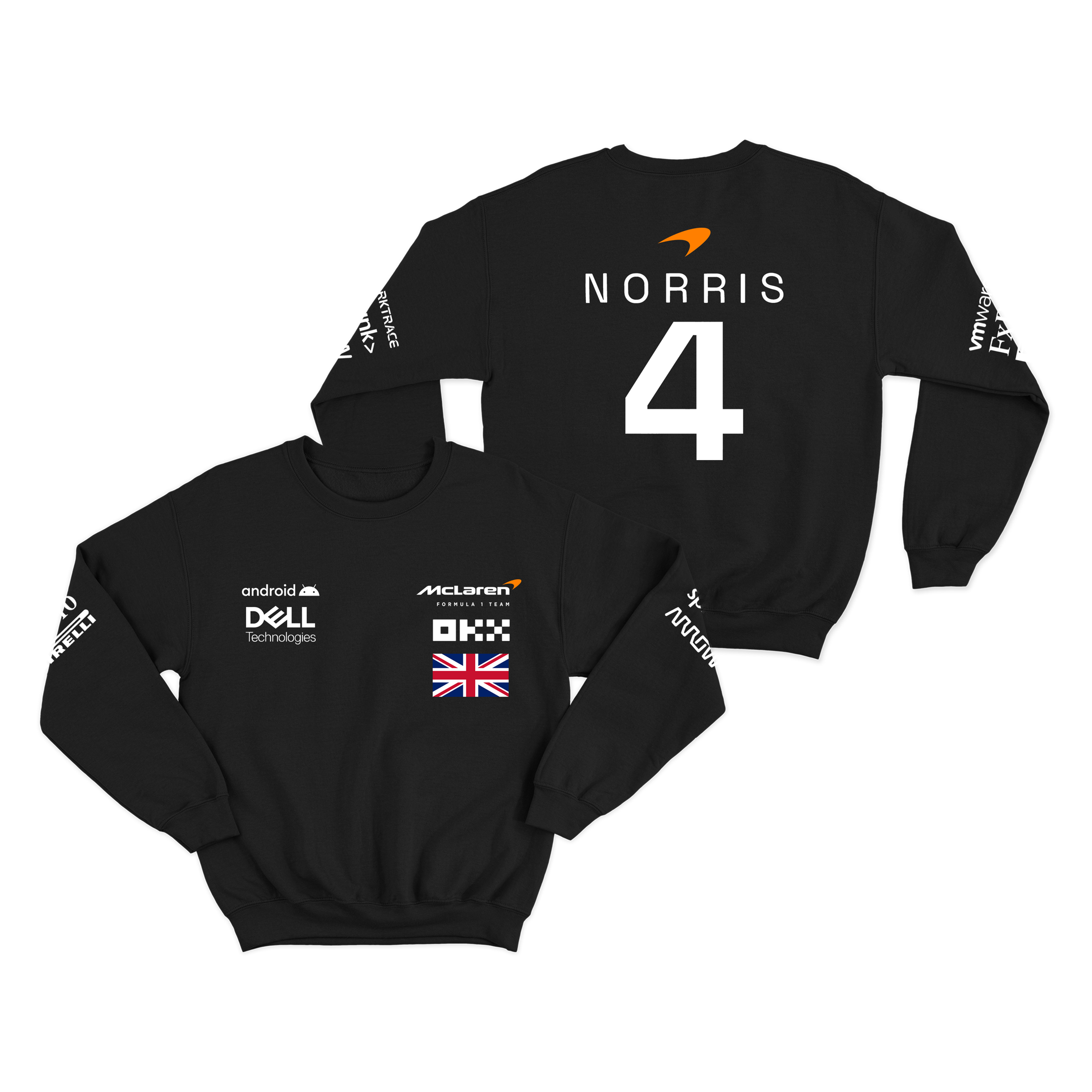 McLaren Black Hoodie 2024 Lando Norris