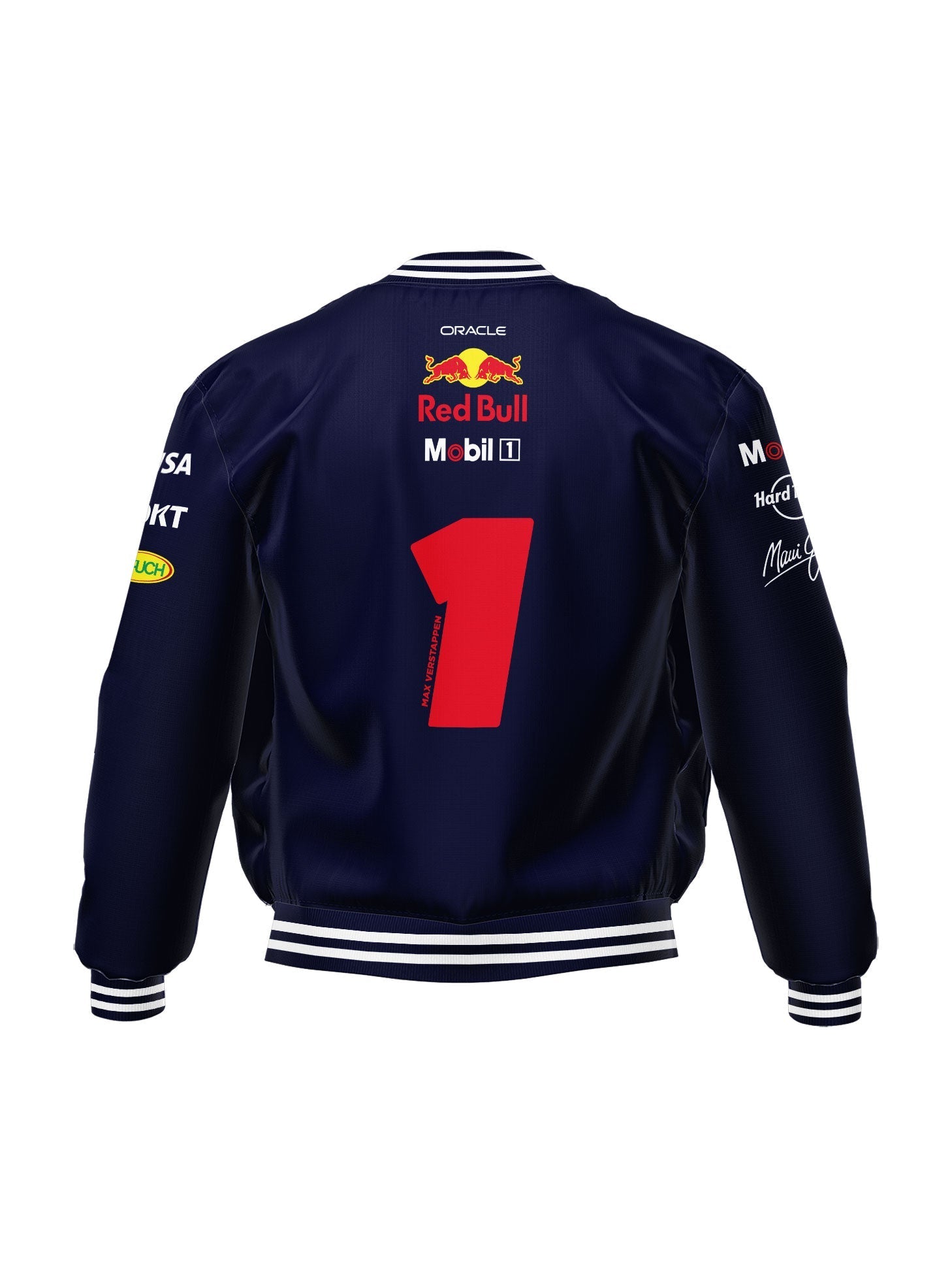 Red Bull Max Verstappen 2025 Navy Blue Jacket