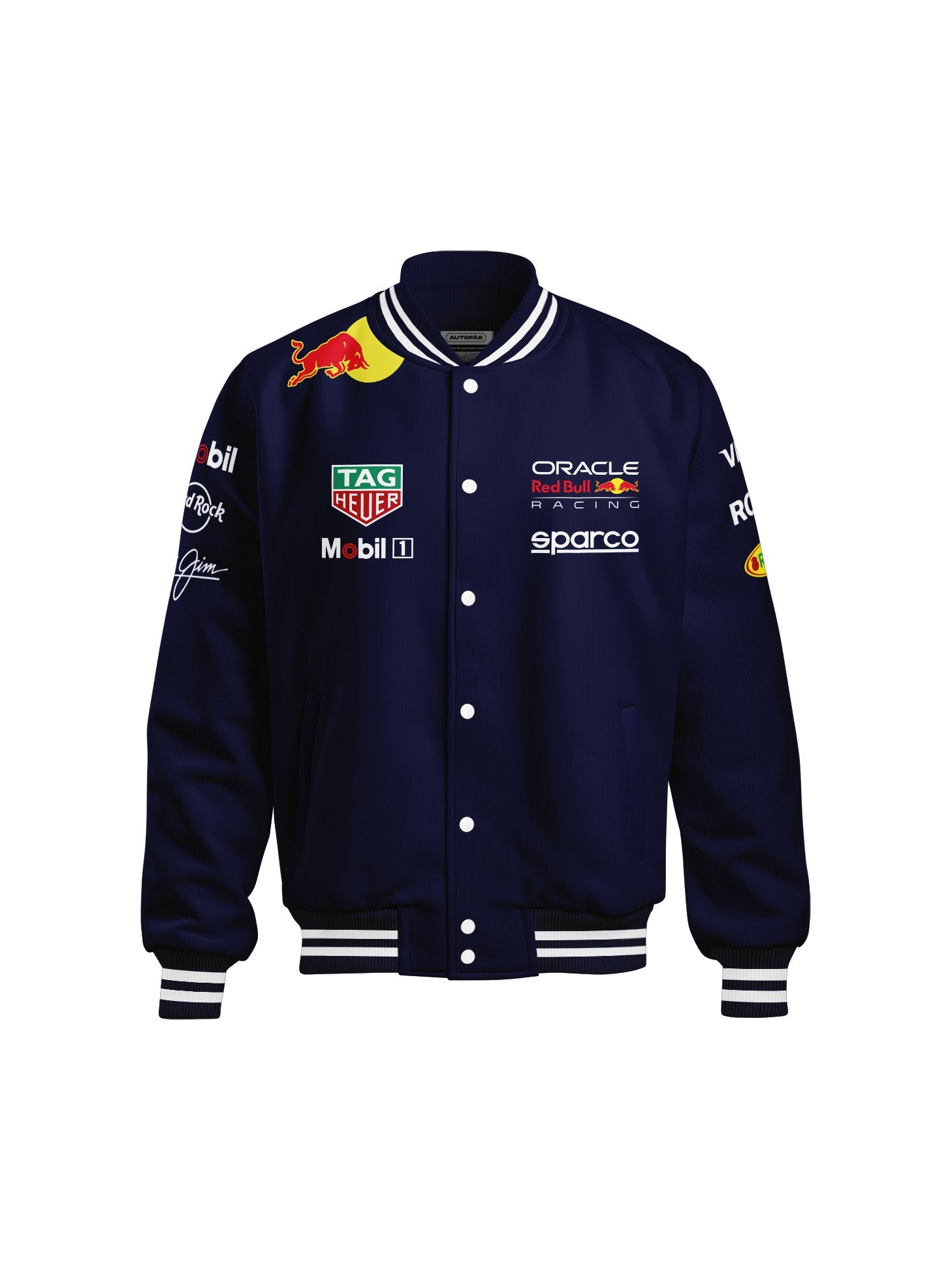 Red Bull Team Jacket 2025 Navy Blue