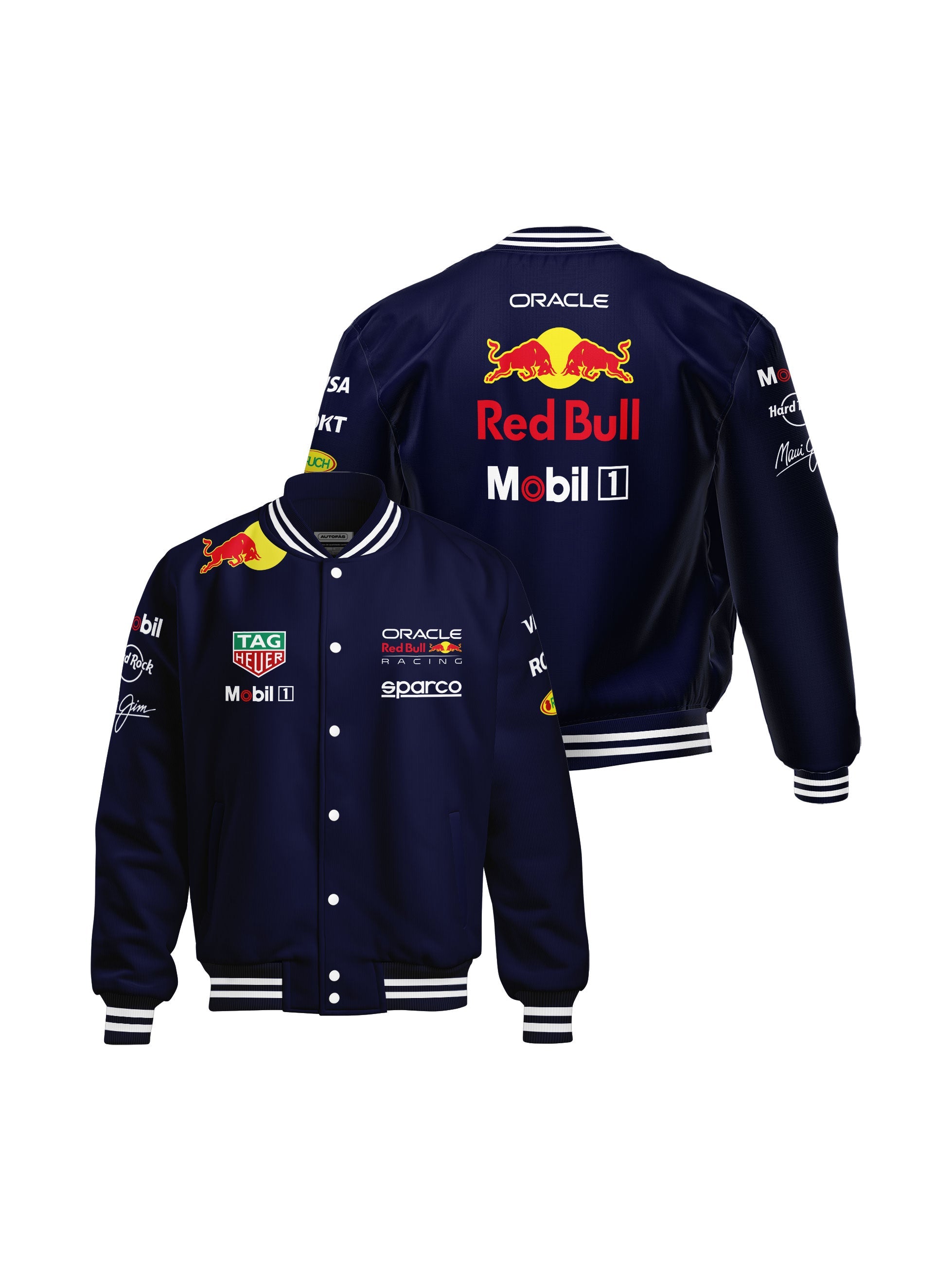 Red Bull Team Jacket 2025 Navy Blue