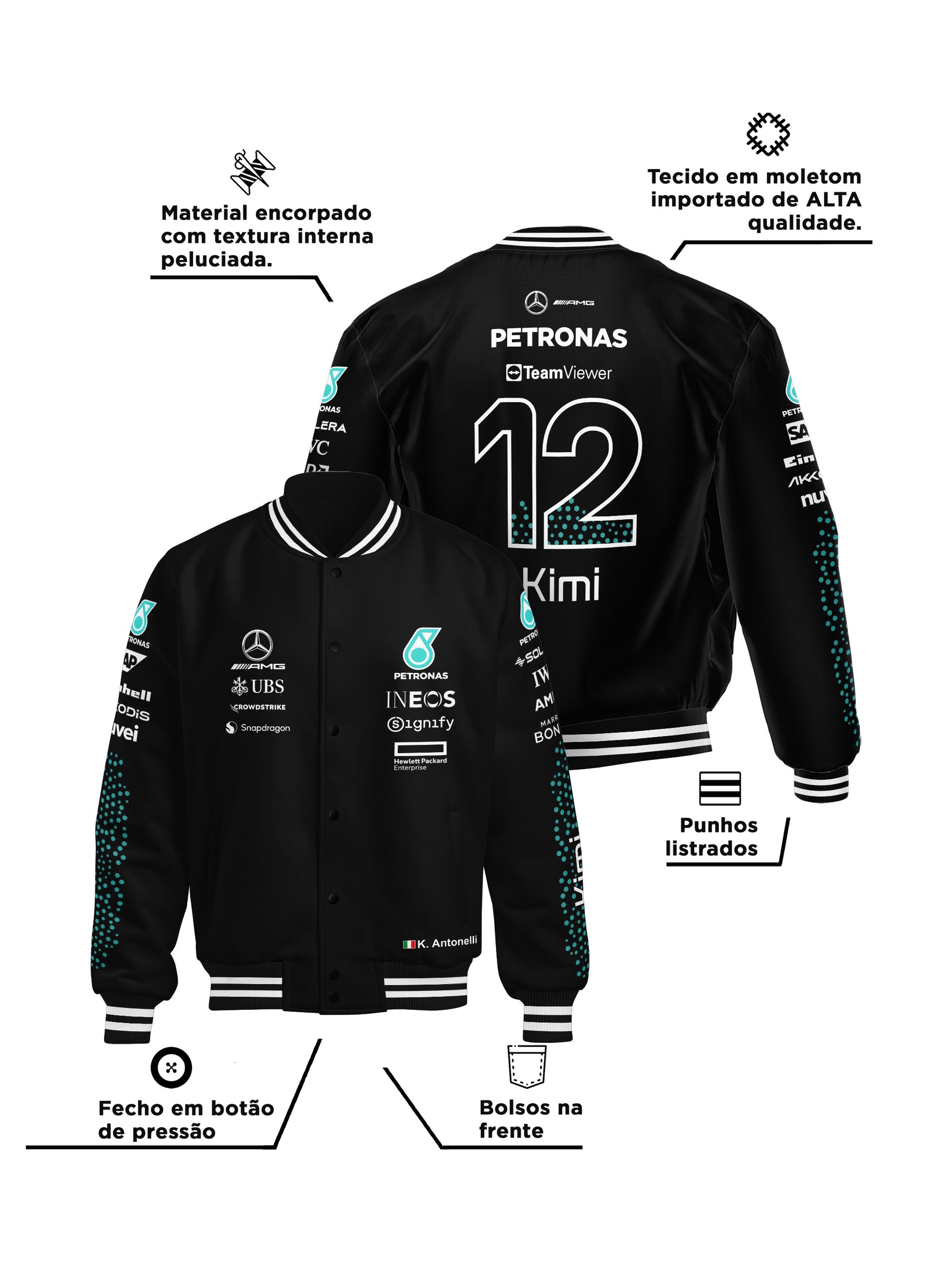 Mercedes AMG Jacket 2025 Kimi Antonelli