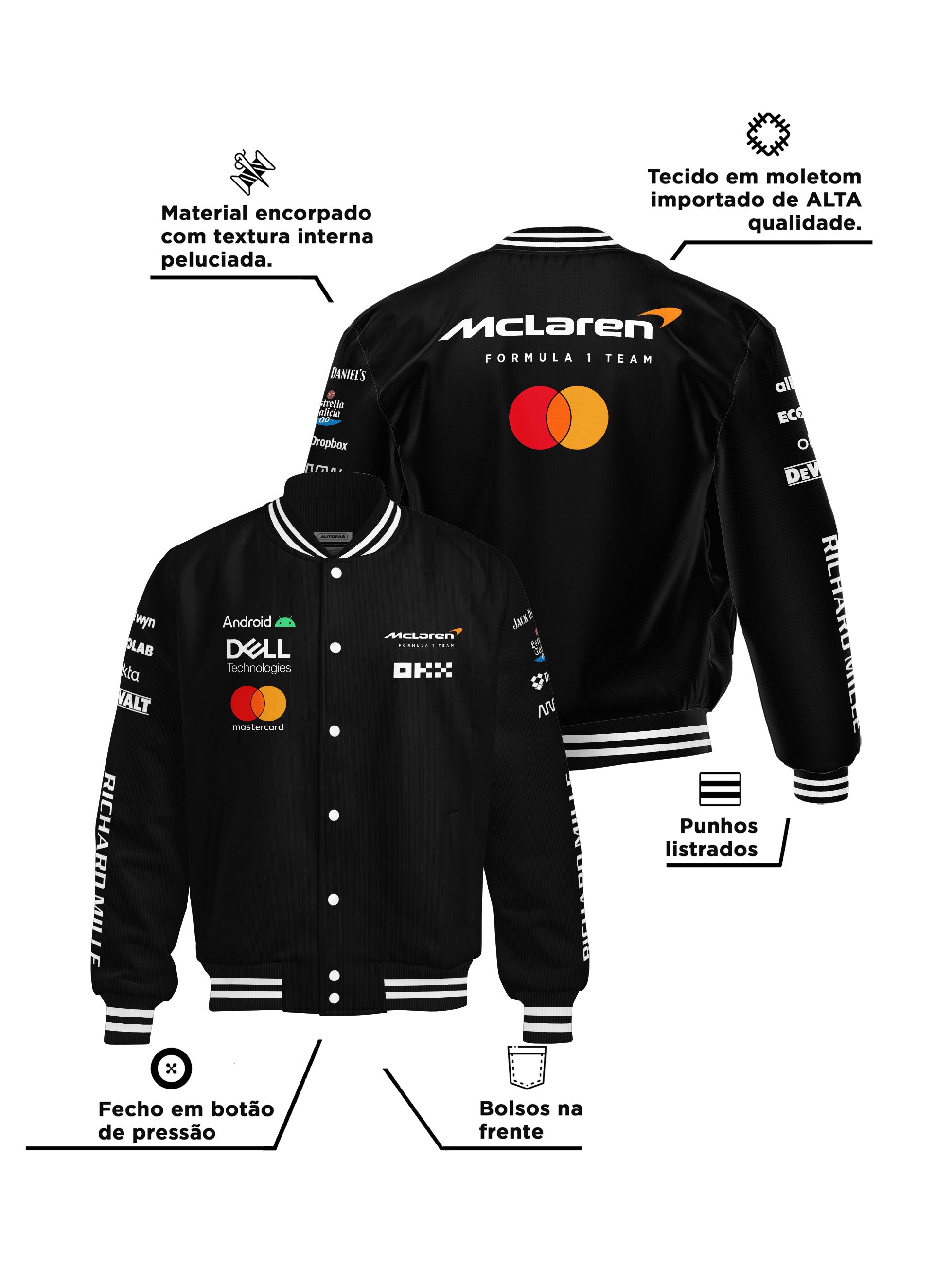 McLaren 2025 Team Jacket